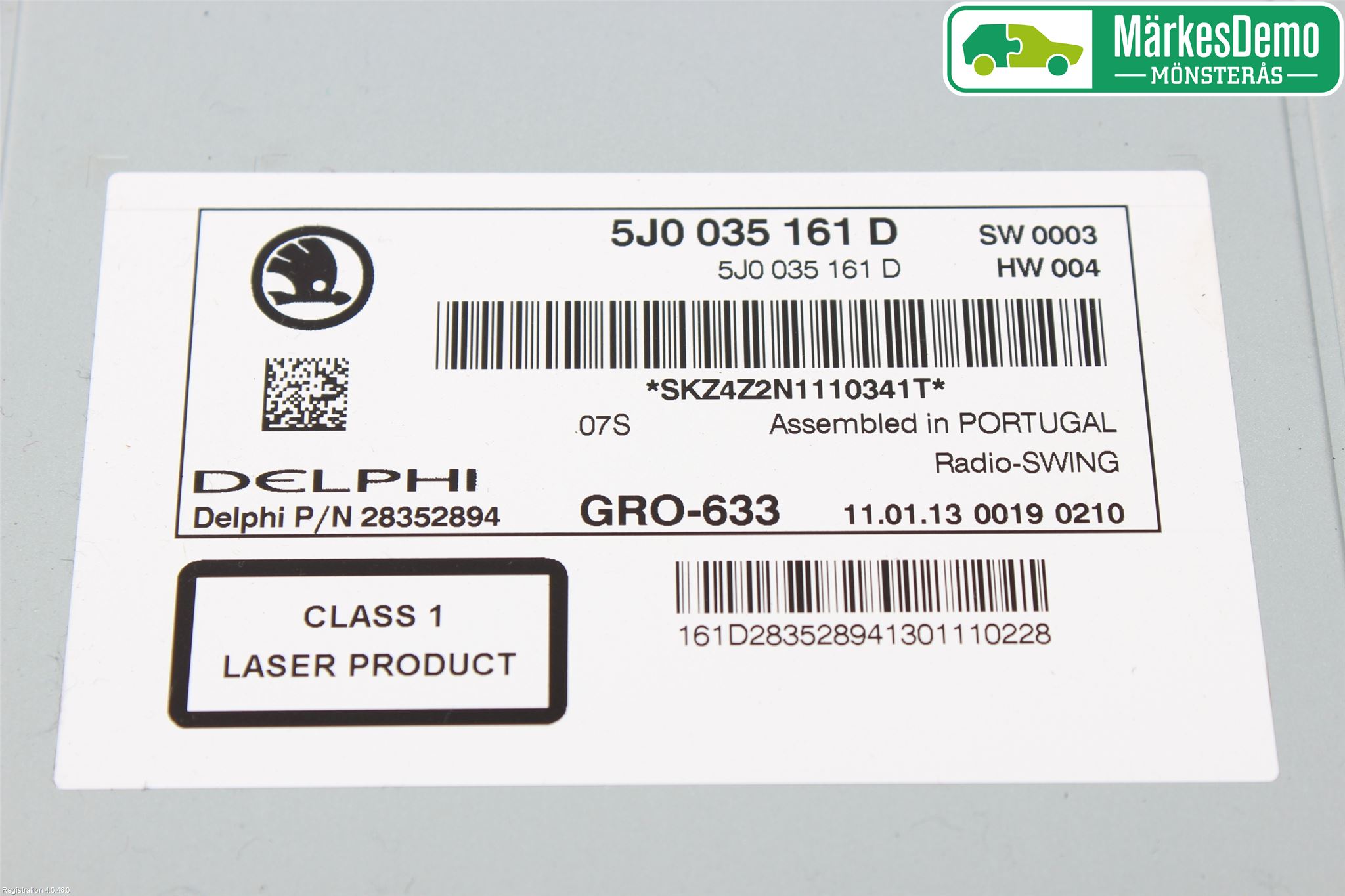 Skoda FABIA 07-14 Radio