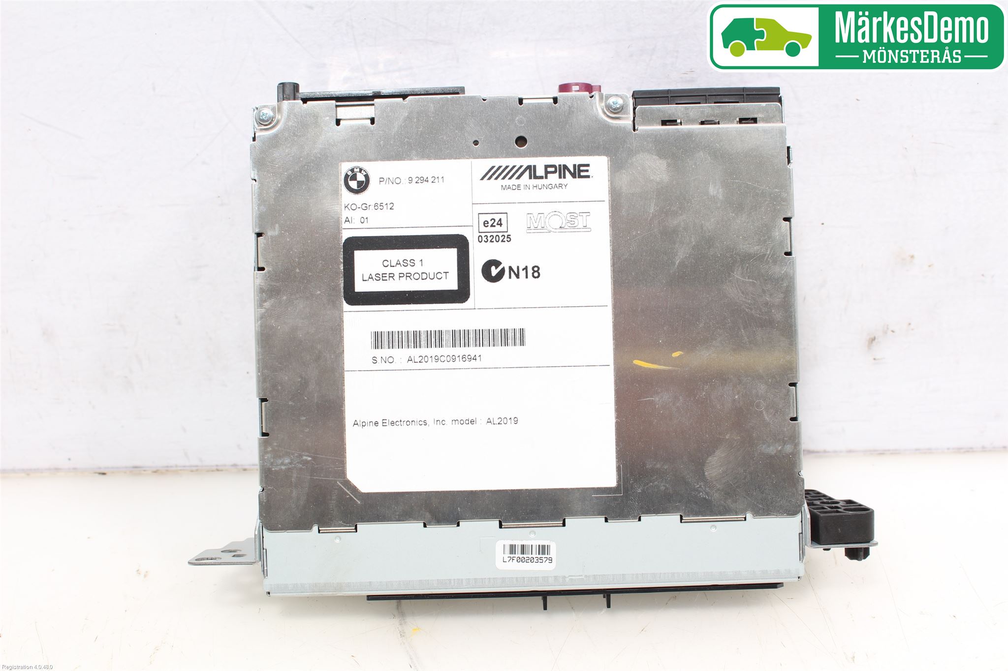 BMW 5 F10/F11/F18 09-17 Cd Radio - Multimediapanel