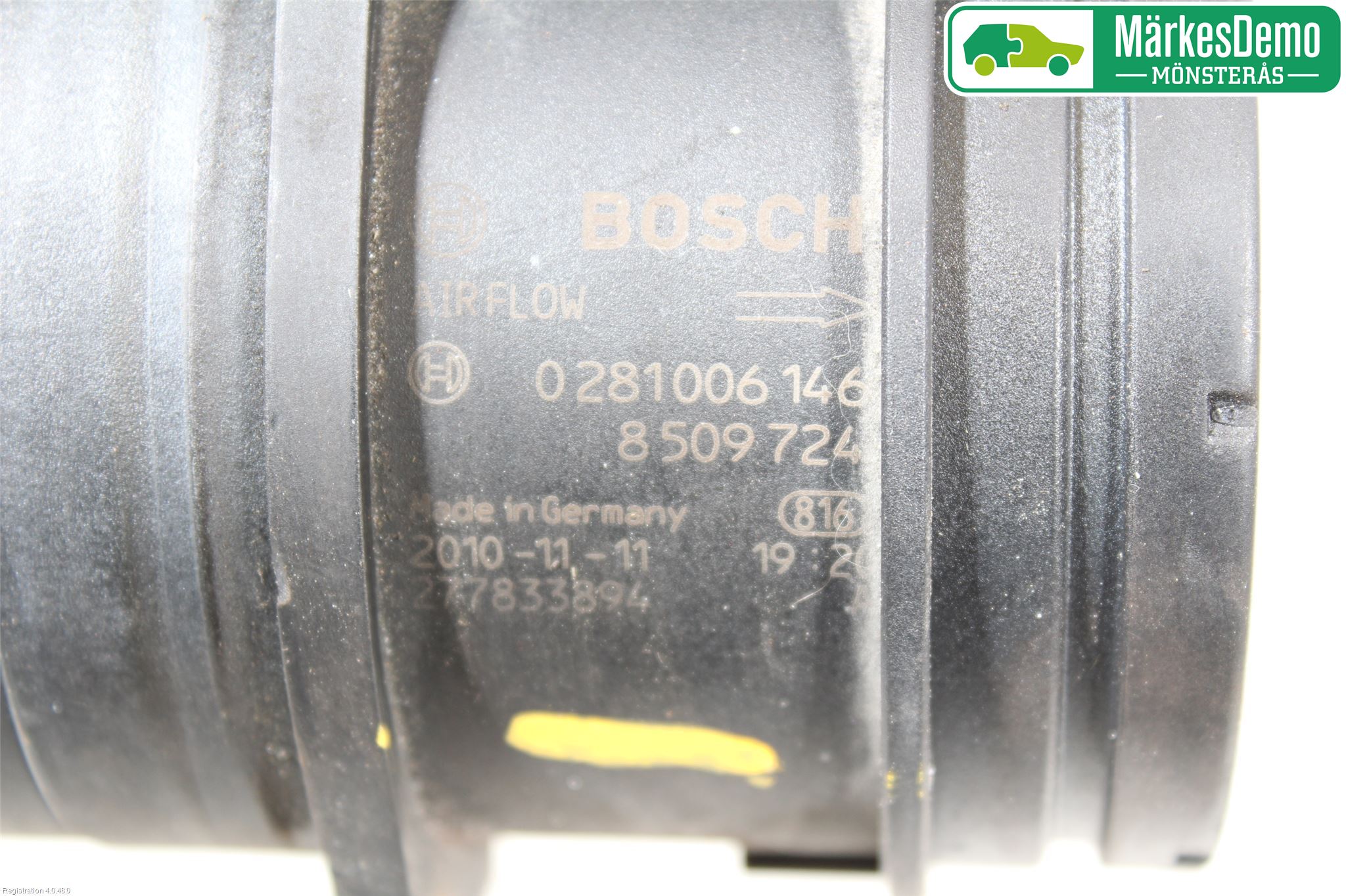 BMW X1 E84 10-15 Injluftmassamätare