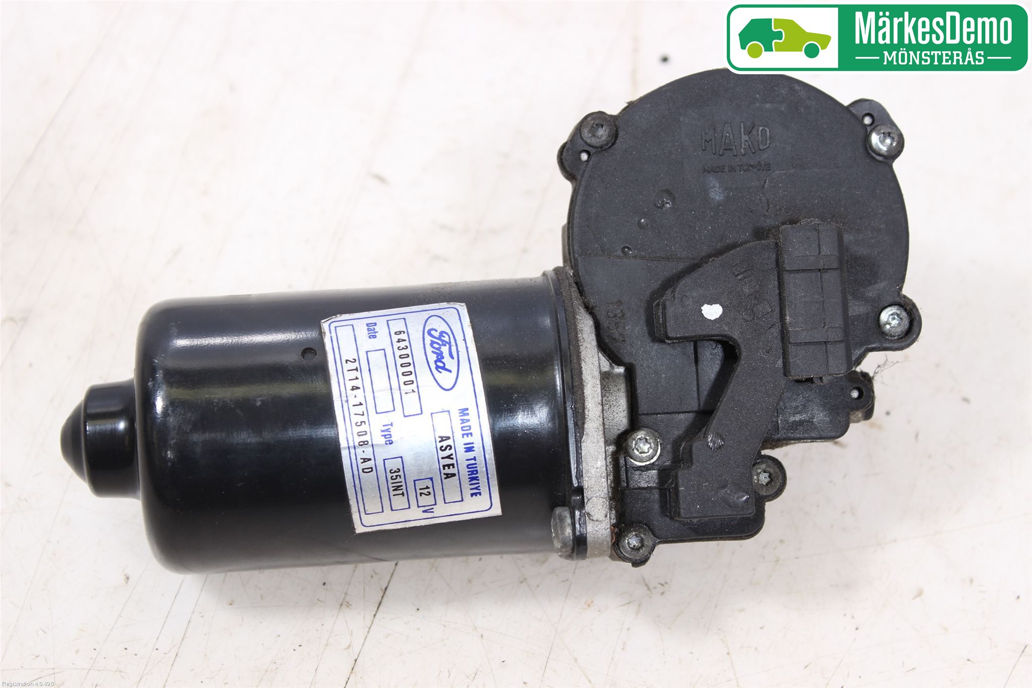 Ford TRANSIT CONNECT 03-08 Torkarmotor Vindruta