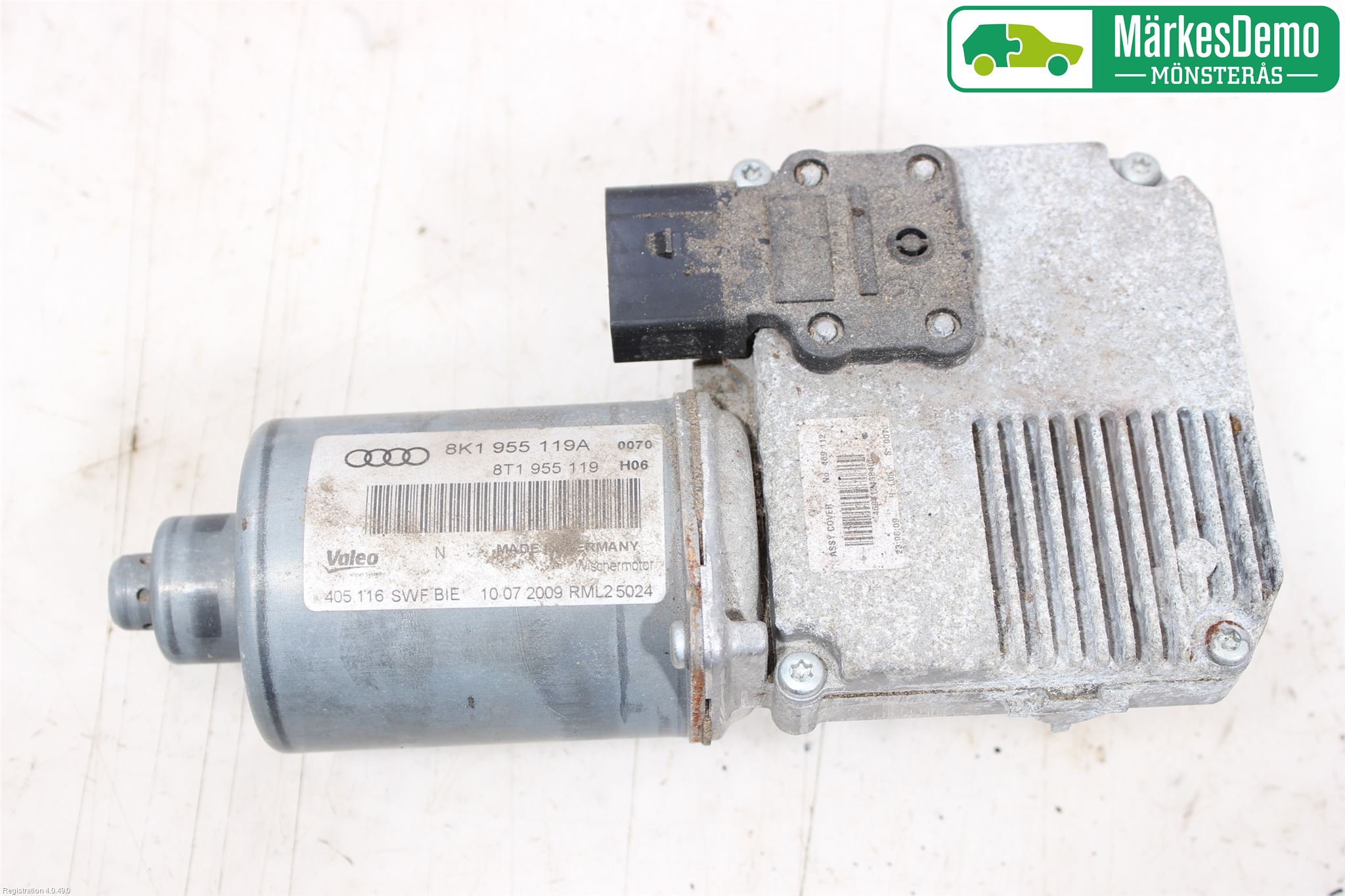 Audi A4/S4 08-11 Torkarmotor Vindruta