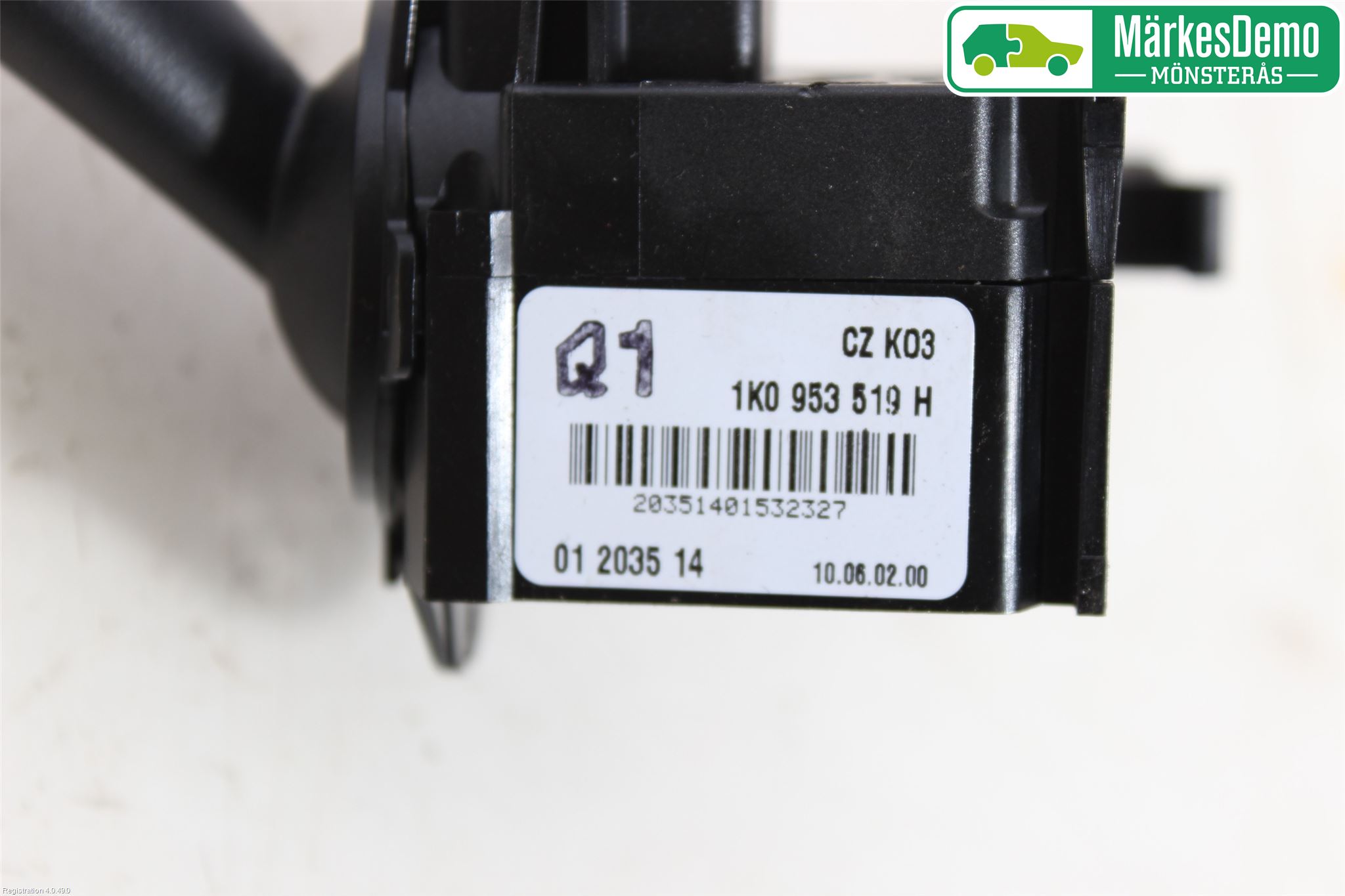 Volkswagen VW GOLF VI 09-13 Spak Torkar-Spolomk