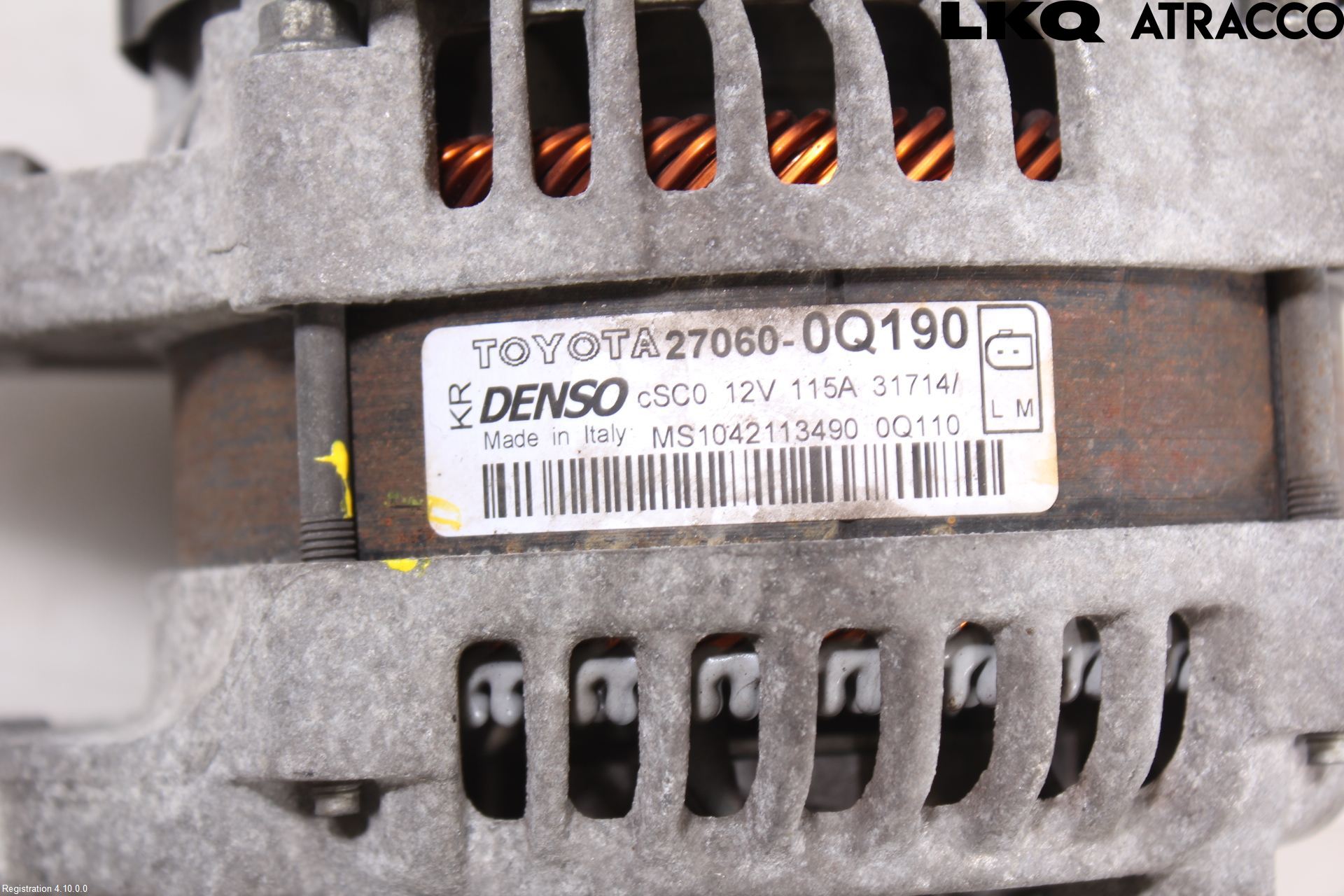 Toyota AYGO 15-21 Generator