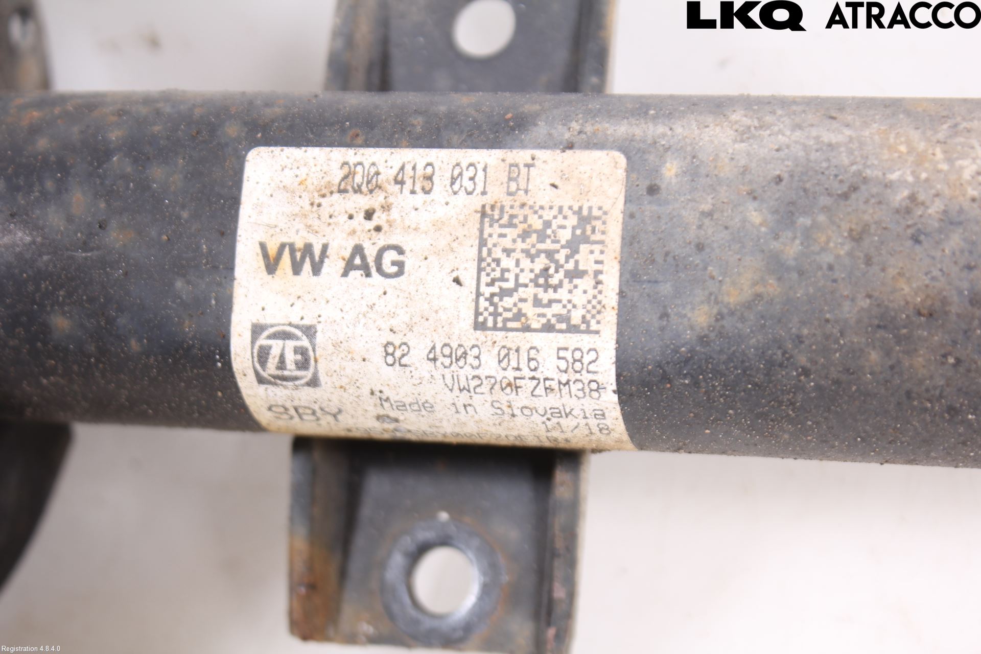 Volkswagen VW POLO VI 18->> Fjäderben Fram Vänster