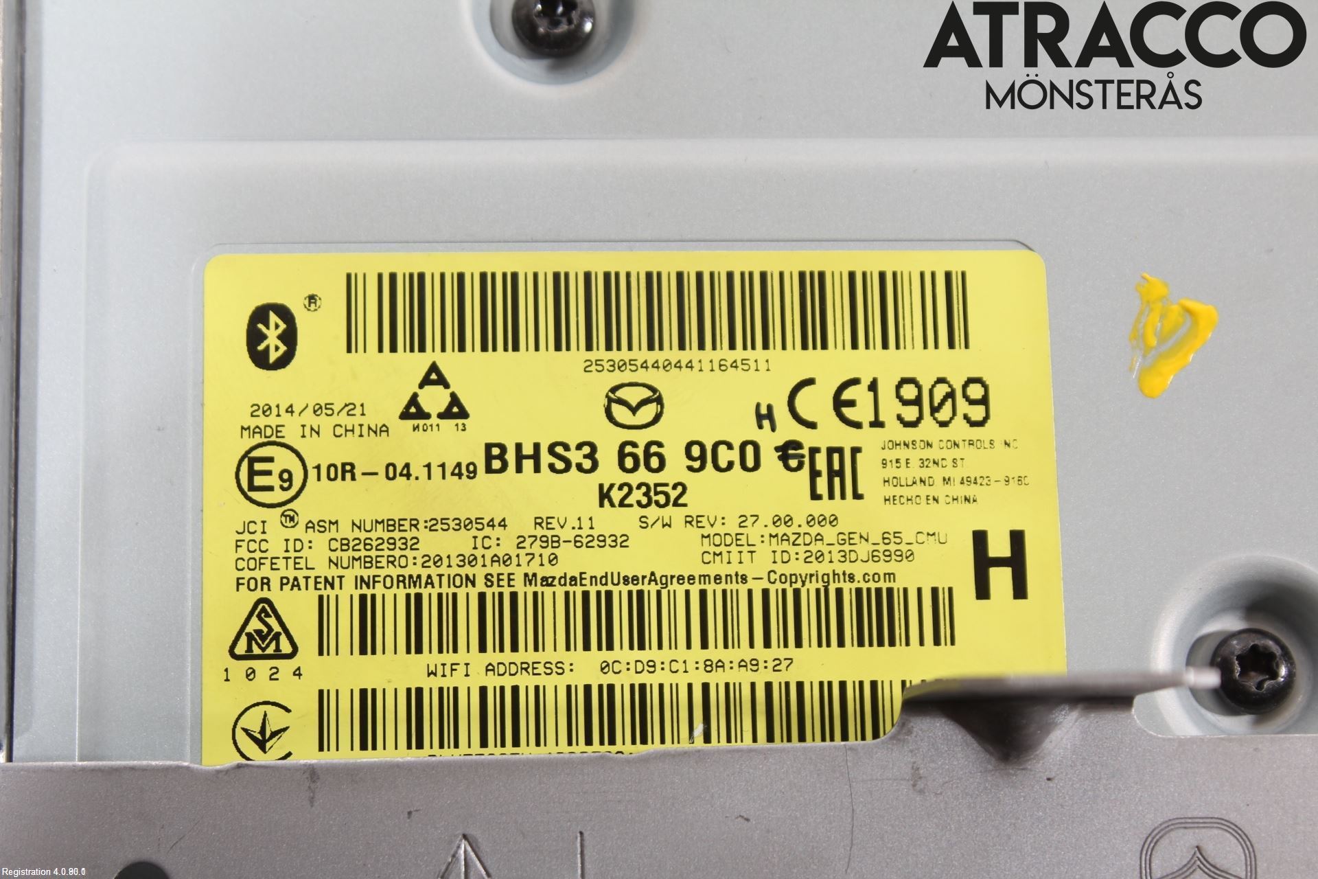 Mazda 3 III 14-19 Gps Navigator