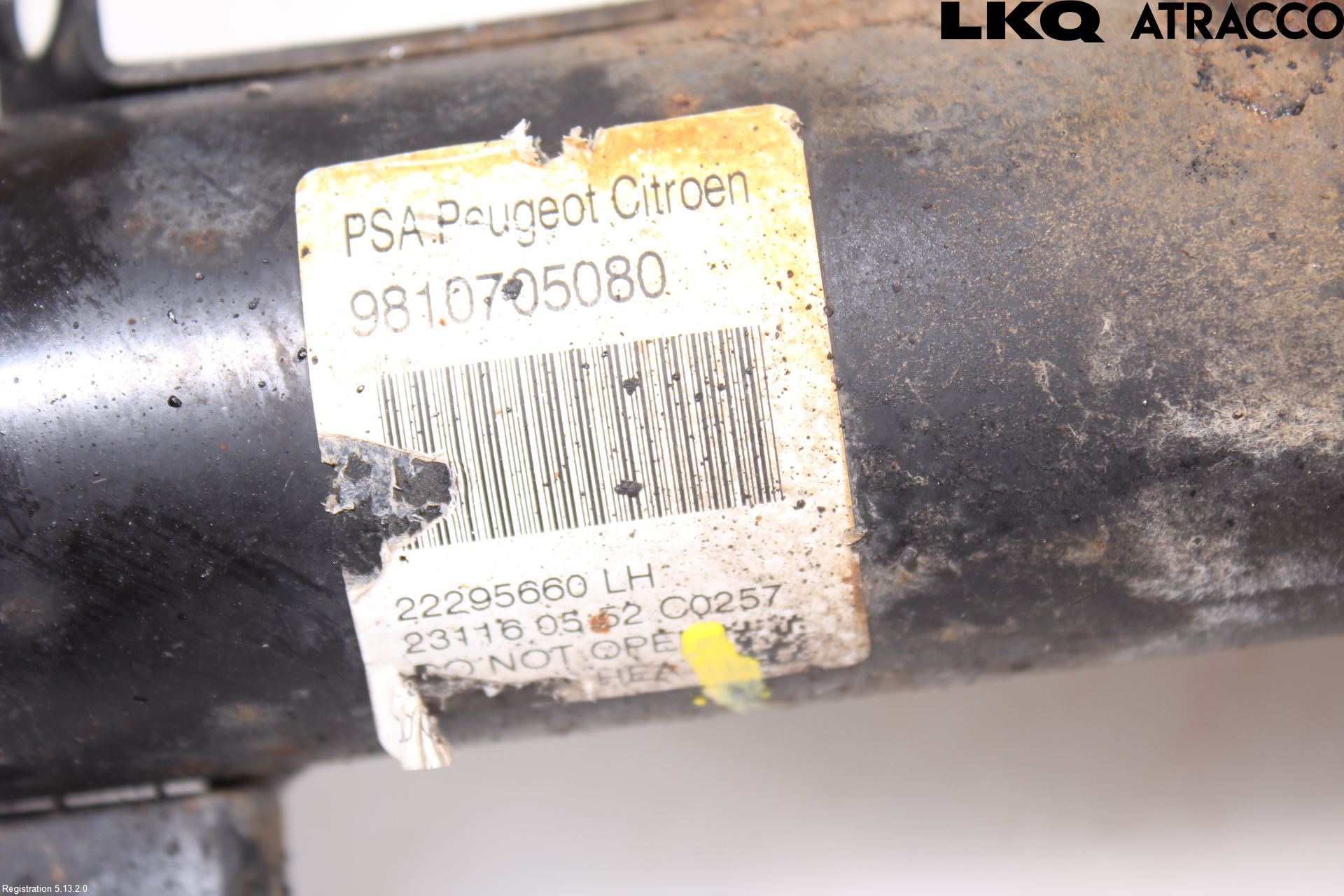 Citroen C4 CACTUS 14-20 Fjäderben Fram Vänster
