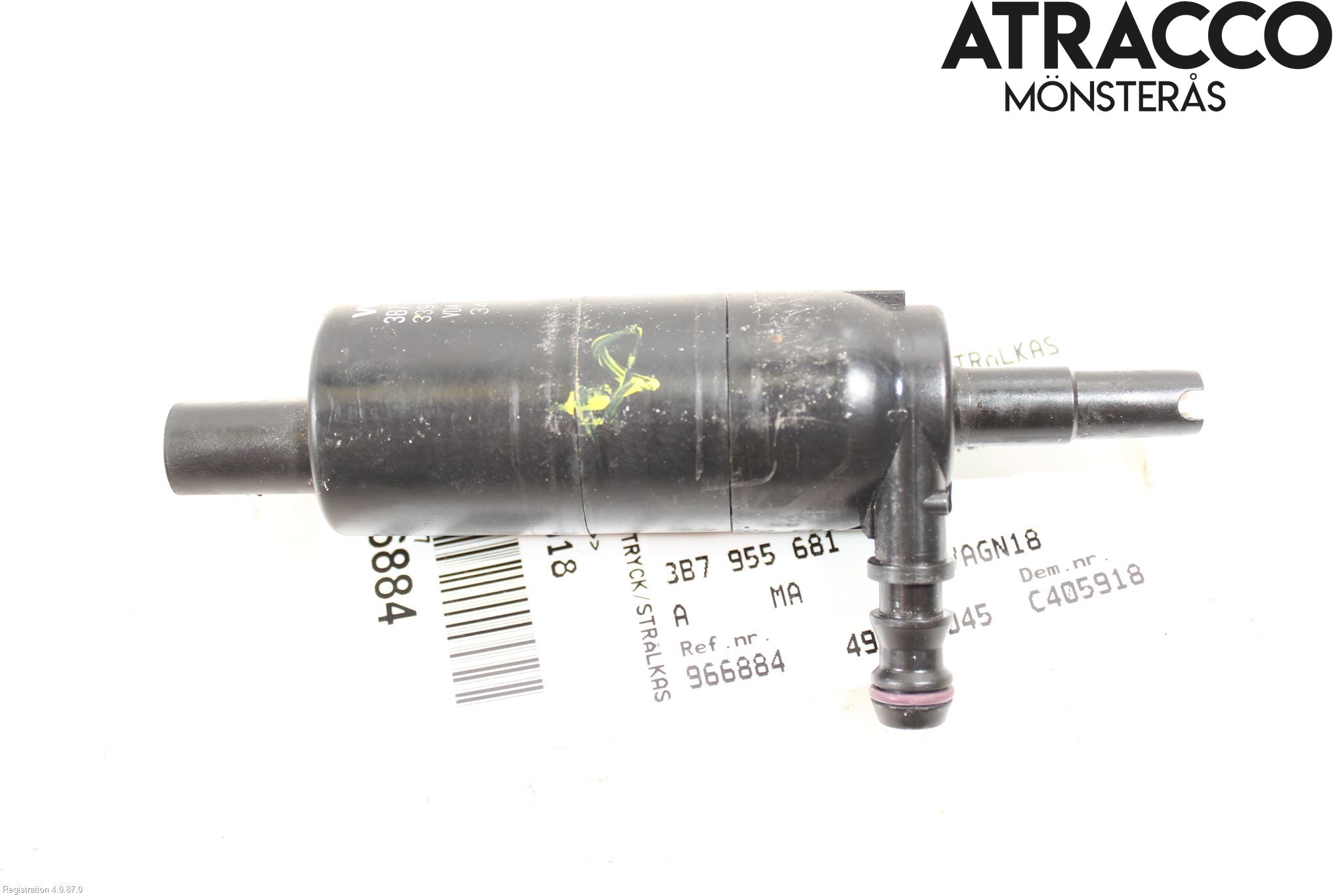 Volkswagen VW SHARAN 11- Spolarpump Högtryck