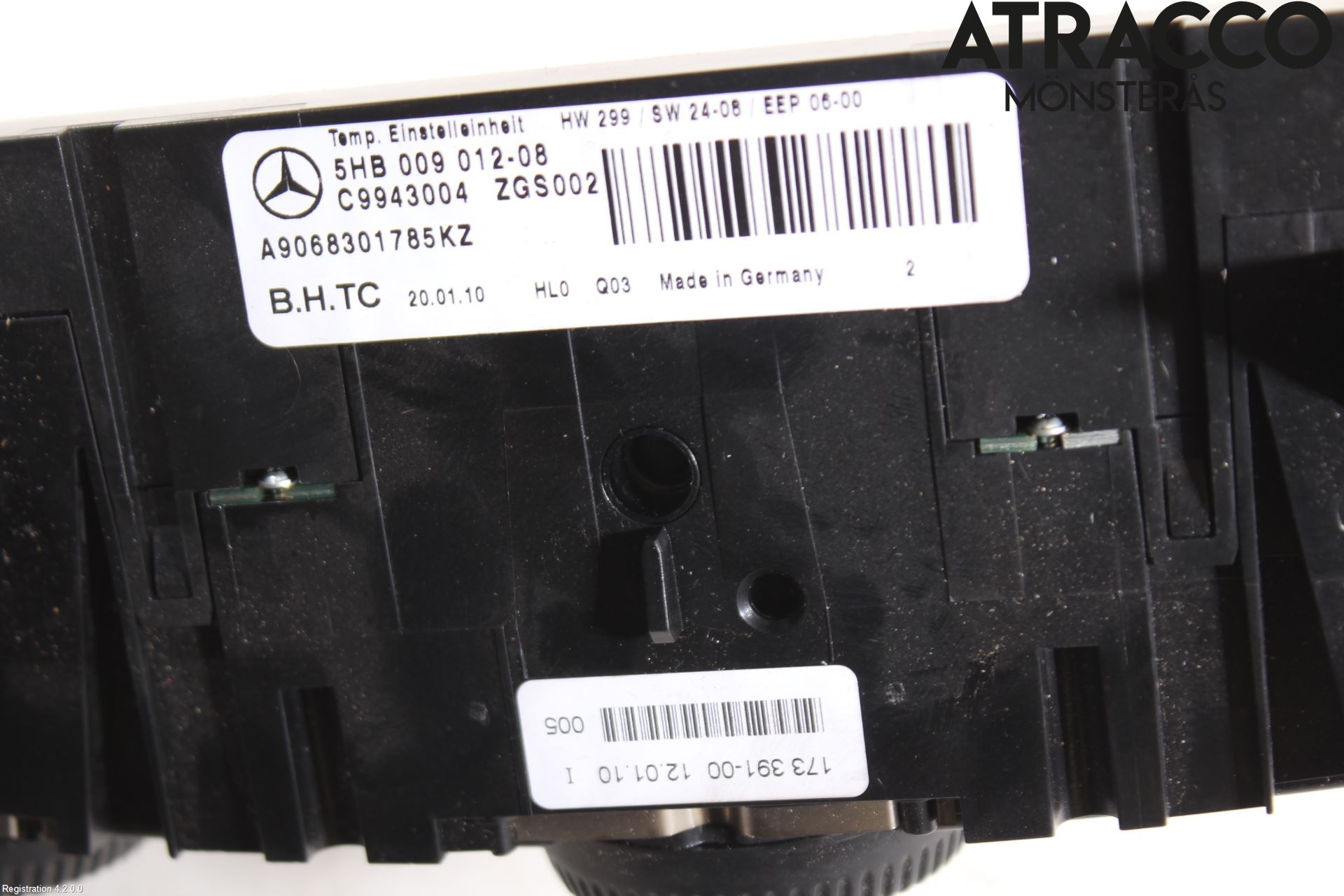 Mercedes-Benz MB SPRINTER (W906) 06-18 Ac Styrenhet Ac Manöveren
