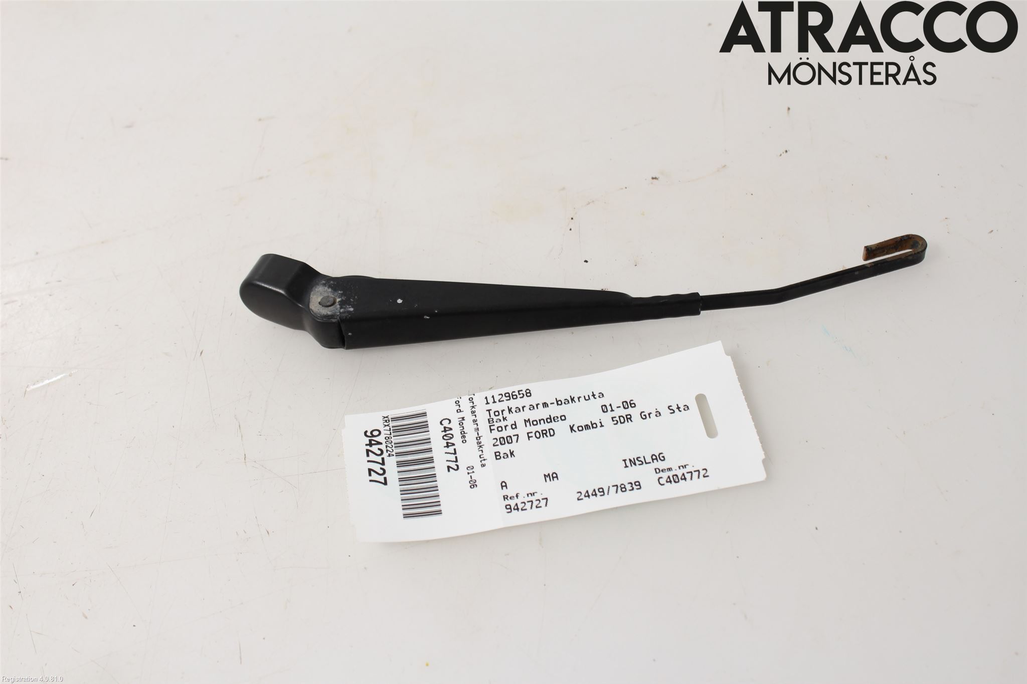 Ford MONDEO     01-06 Torkararm-Bakruta
