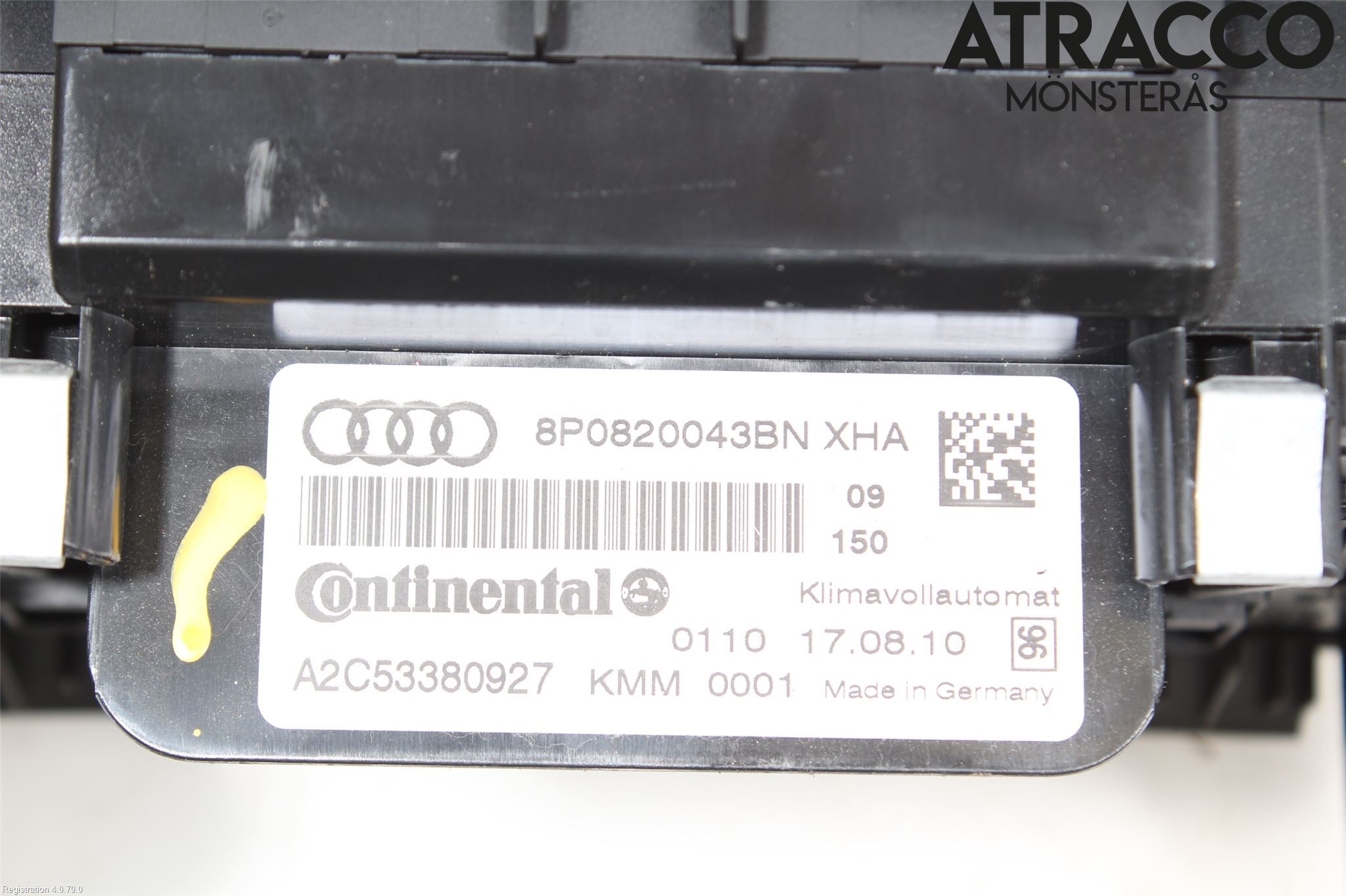 Audi A3/S3 05-13 Ac Styrenhet Ac Manöveren