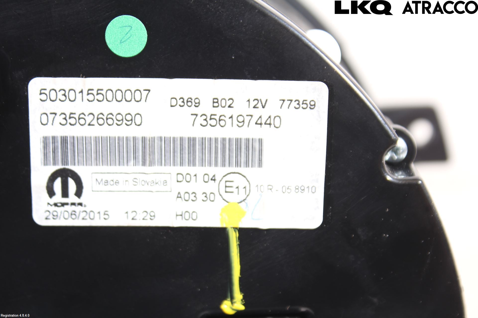 Fiat 500 07- Instrument Komb