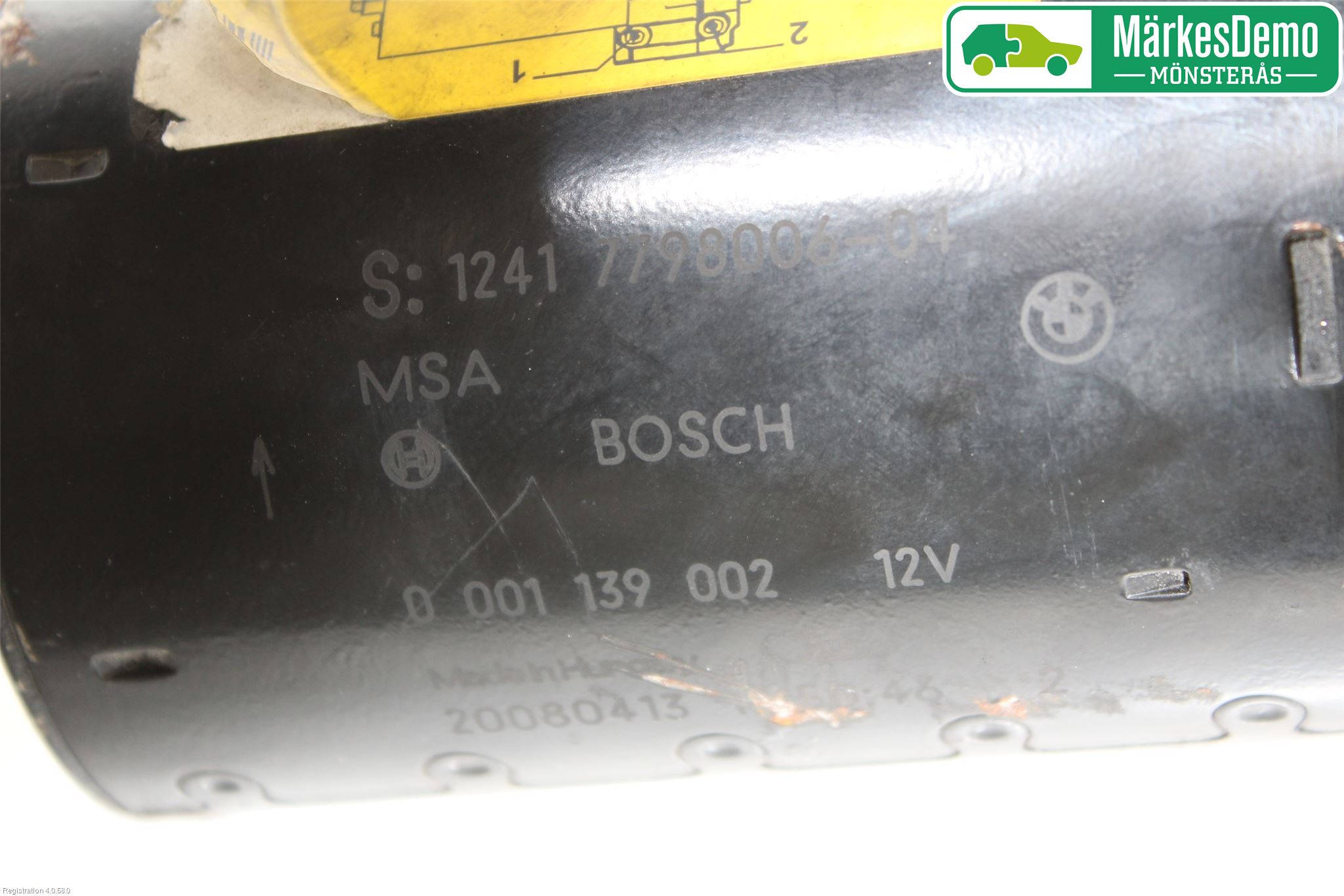 BMW 3 E90/91 SED/TOU 05-12 Startmotor Diesel