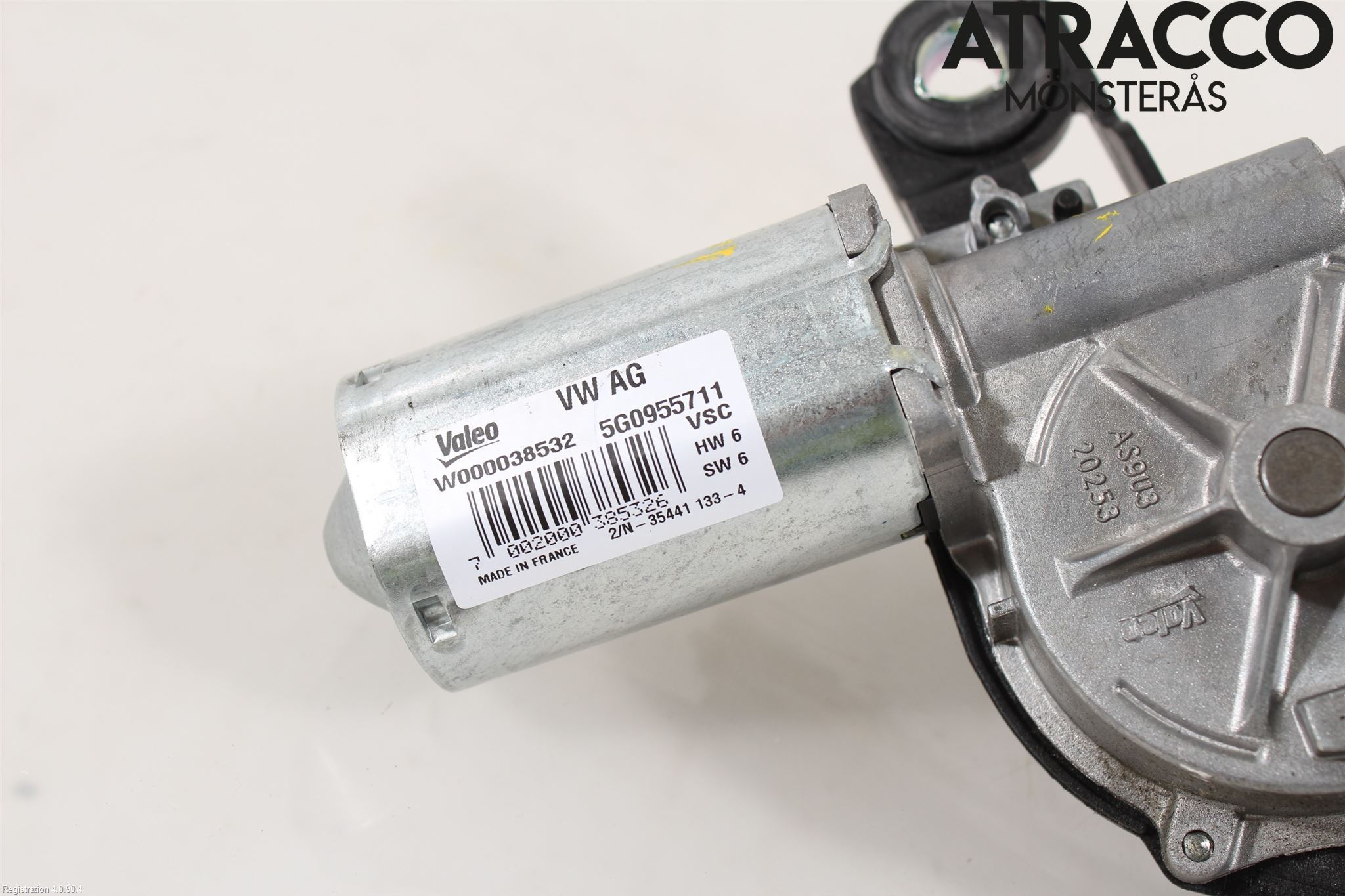 Volkswagen VW GOLF / E-GOLF VII 13-20 Torkarmotor Baklucka