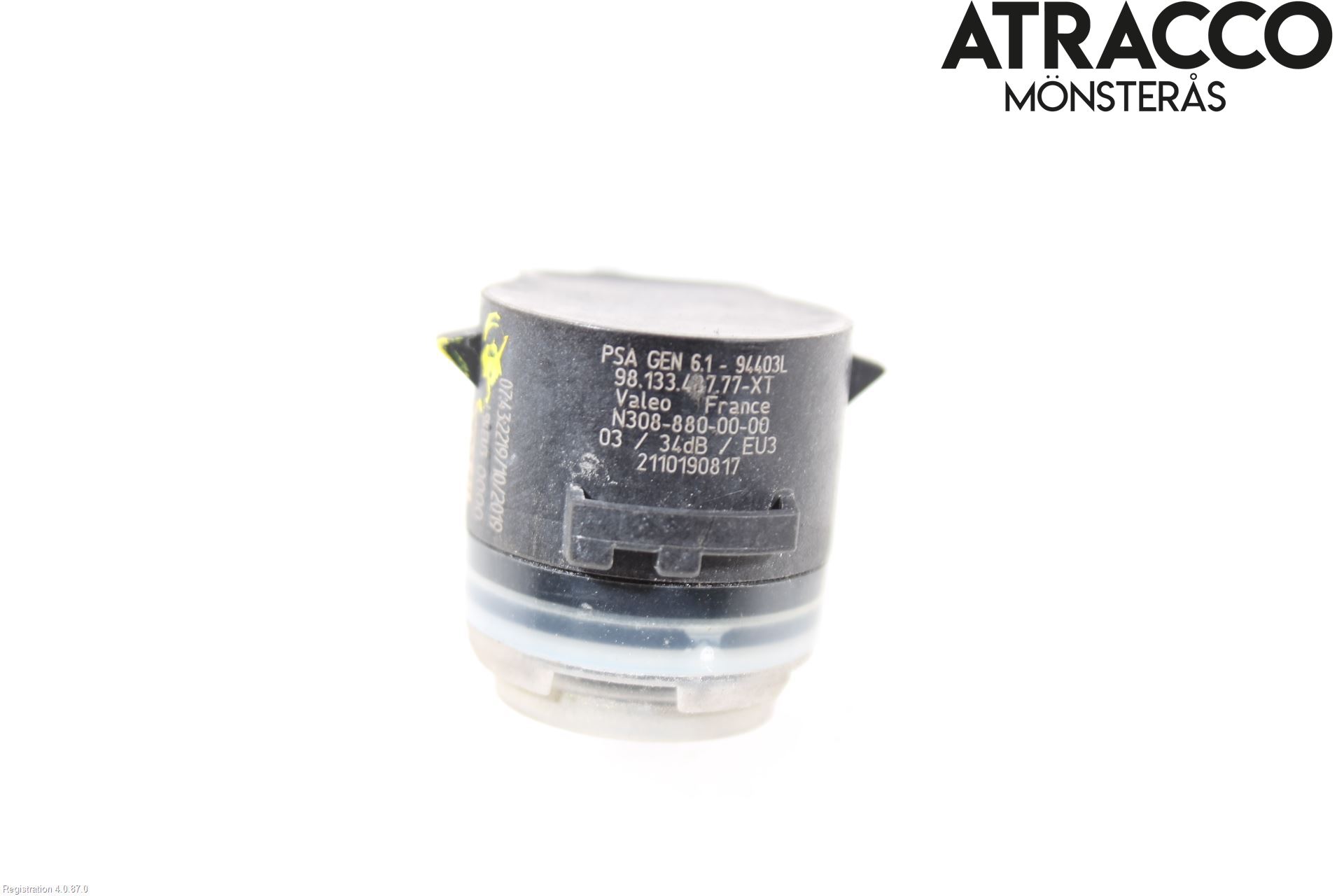 Citroen DS 7 CROSSBACK 19-23 Parkeringshjälp Backsensor