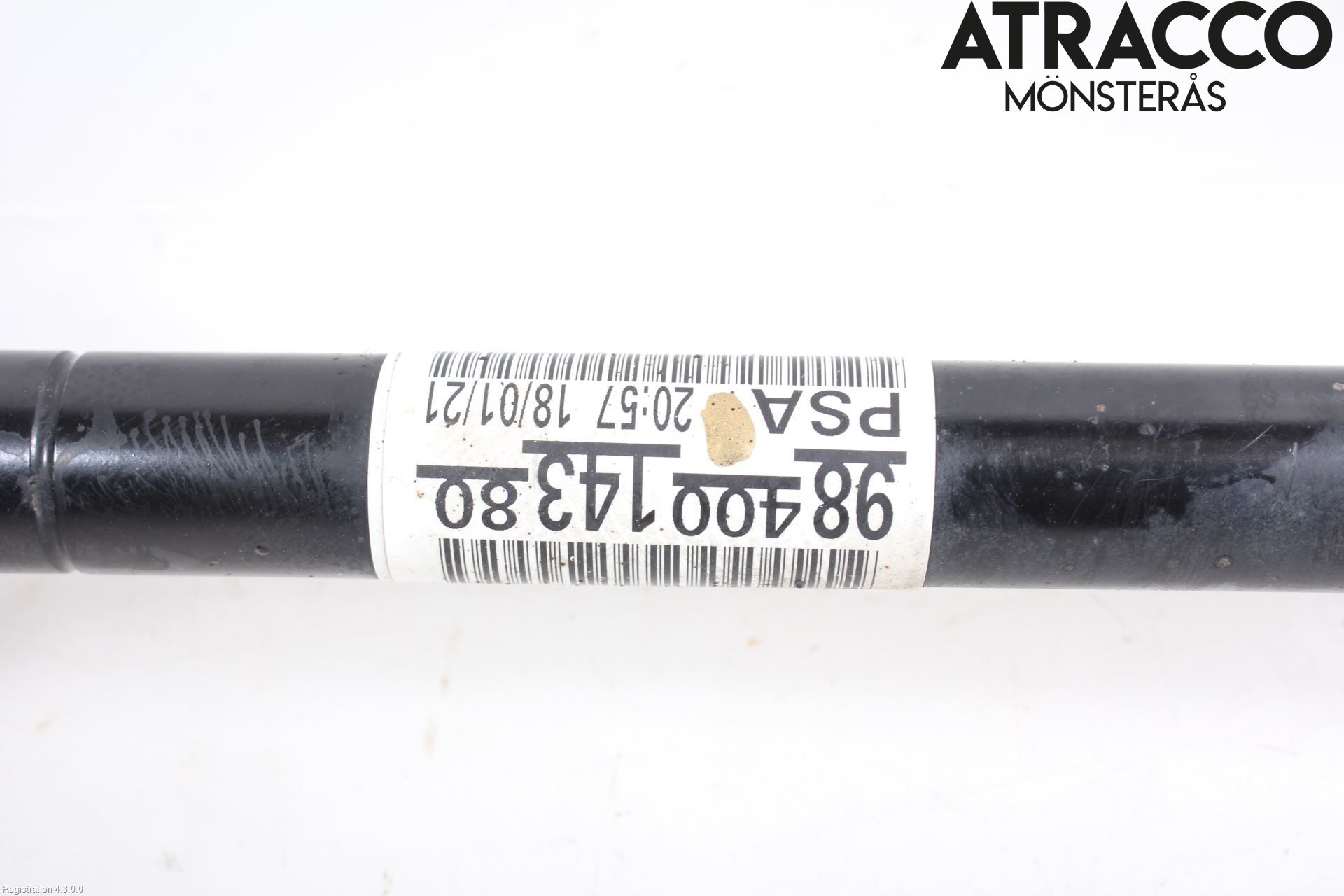 Peugeot 3008 17-24 Drivaxel Fram Höger