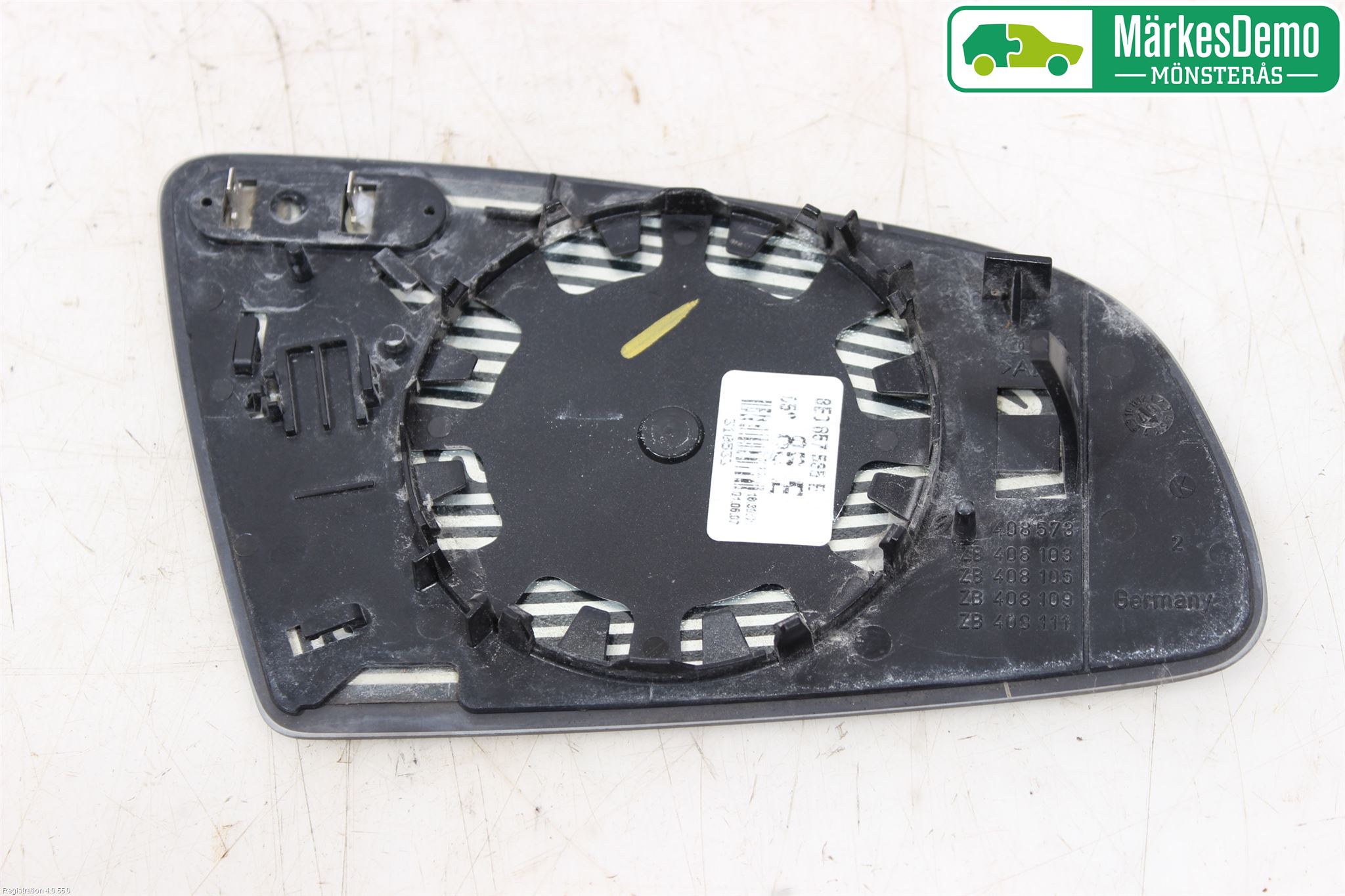 Audi A4/S4 05-07 Spegelglas Vä