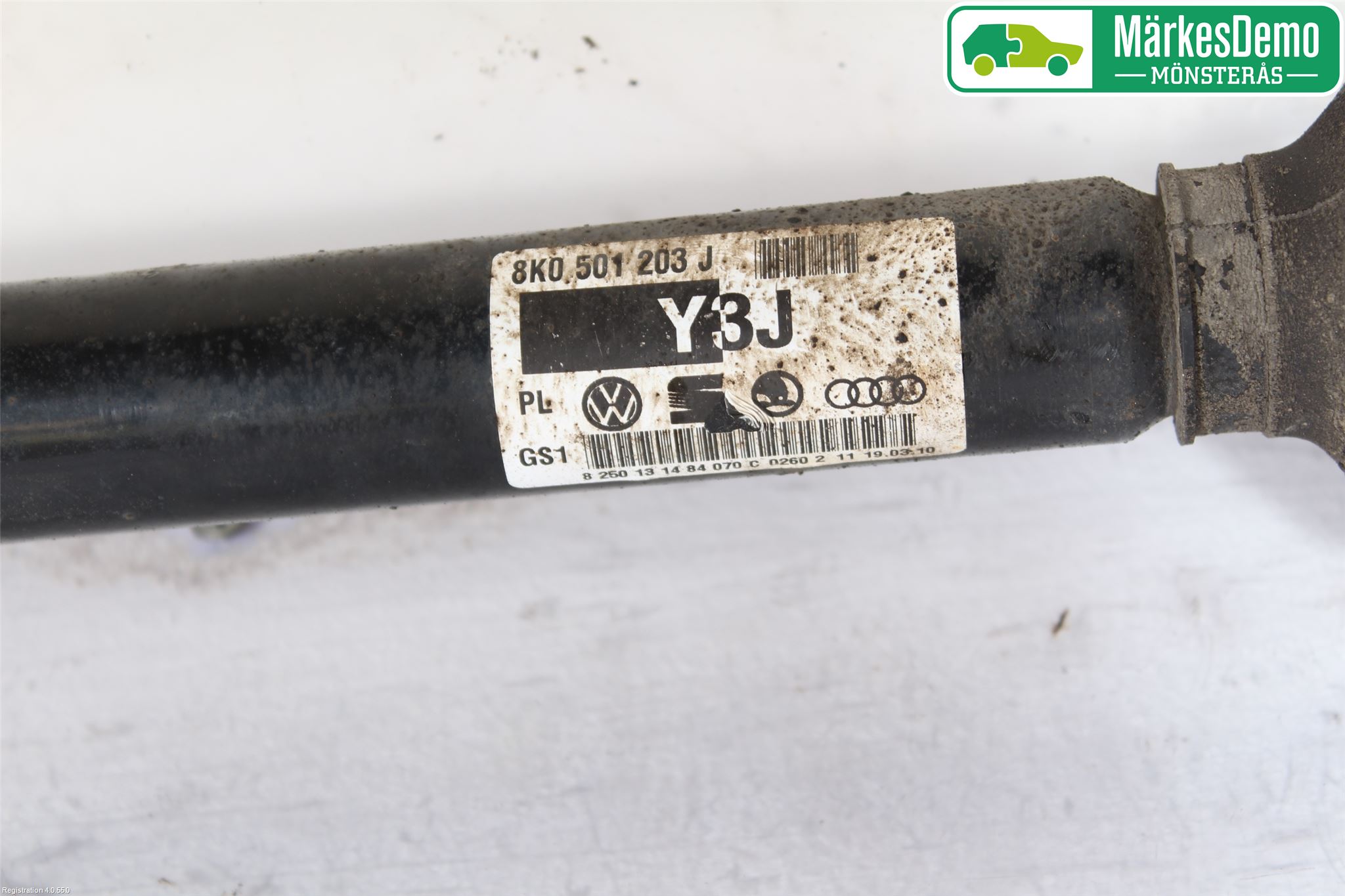 Audi A4/S4 08-11 Drivaxel Bak Vänster