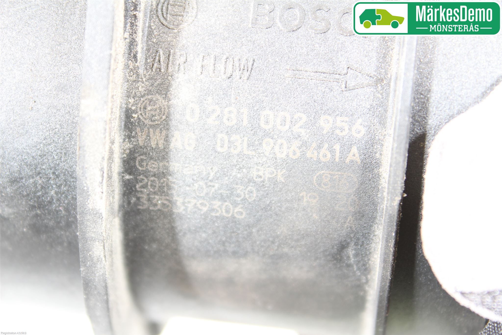 Audi A5 07-16 Injluftmassamätare