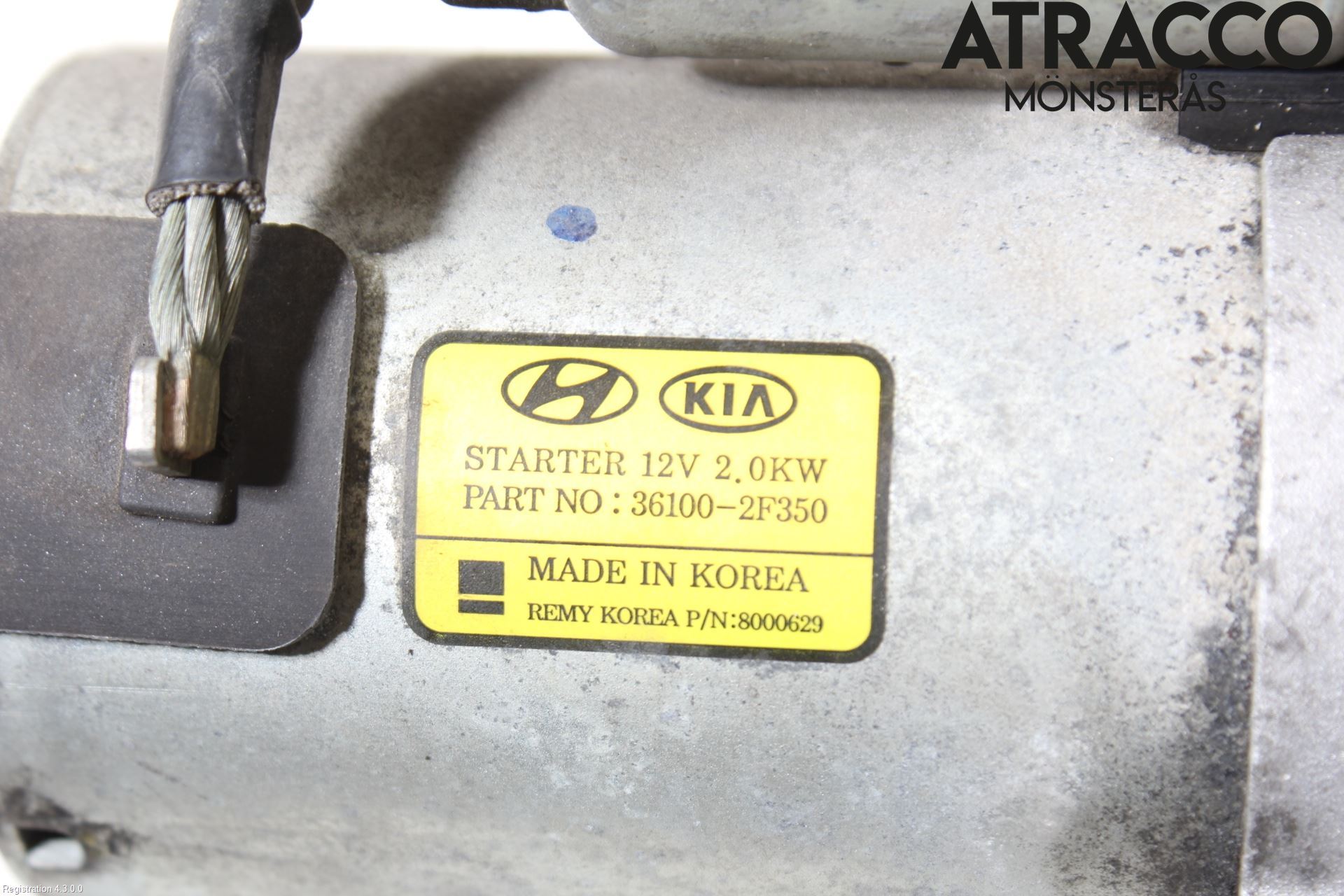 Kia SORENTO 15-20 Startmotor