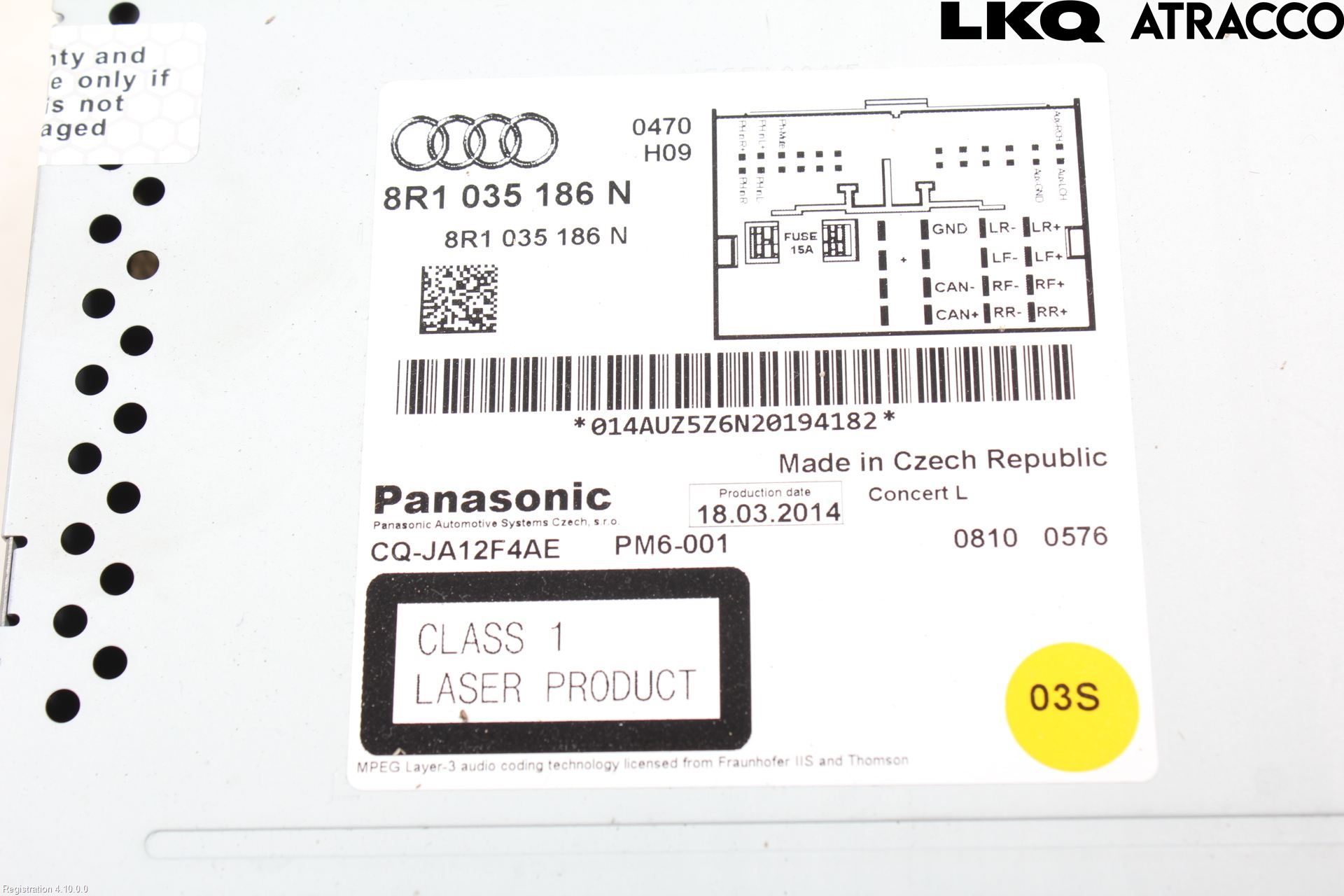 Audi A4 12-15 Radio