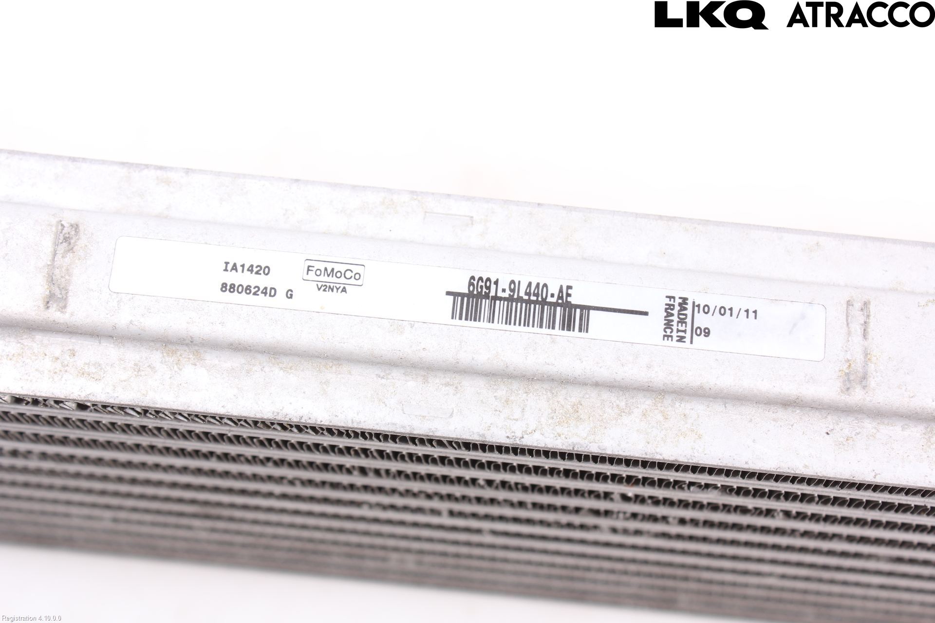 Ford KUGA 08-12 Laddluft-Intercooler Kyl