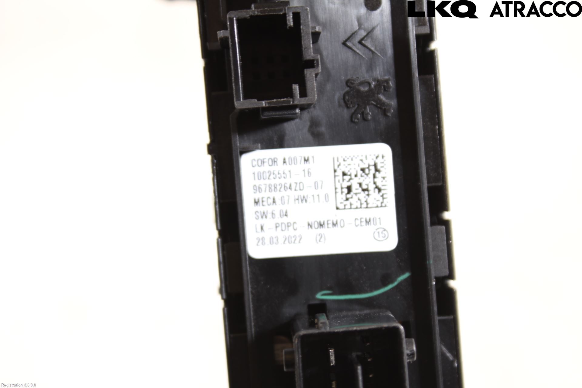 Citroen C5 AIRCROSS 19- Strömställare Elhiss