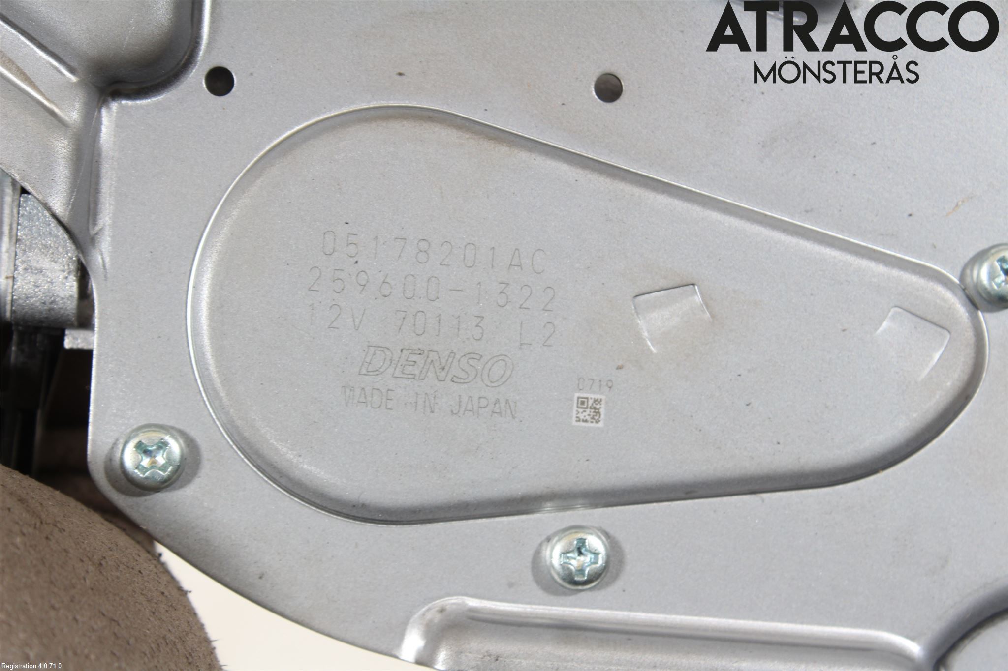 Fiat FREEMONT Torkarmotor Baklucka