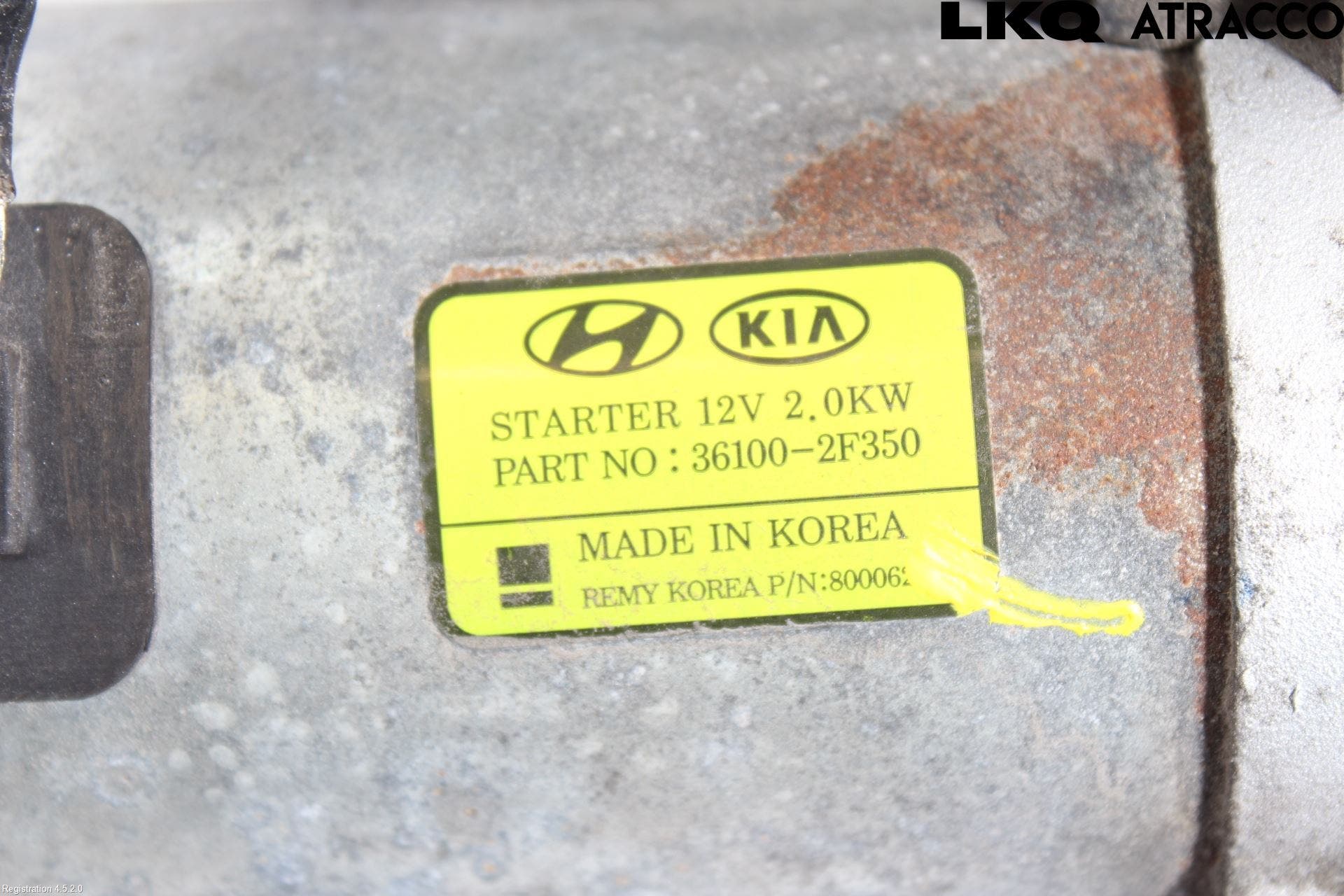 Kia SORENTO 15-20 Startmotor Diesel