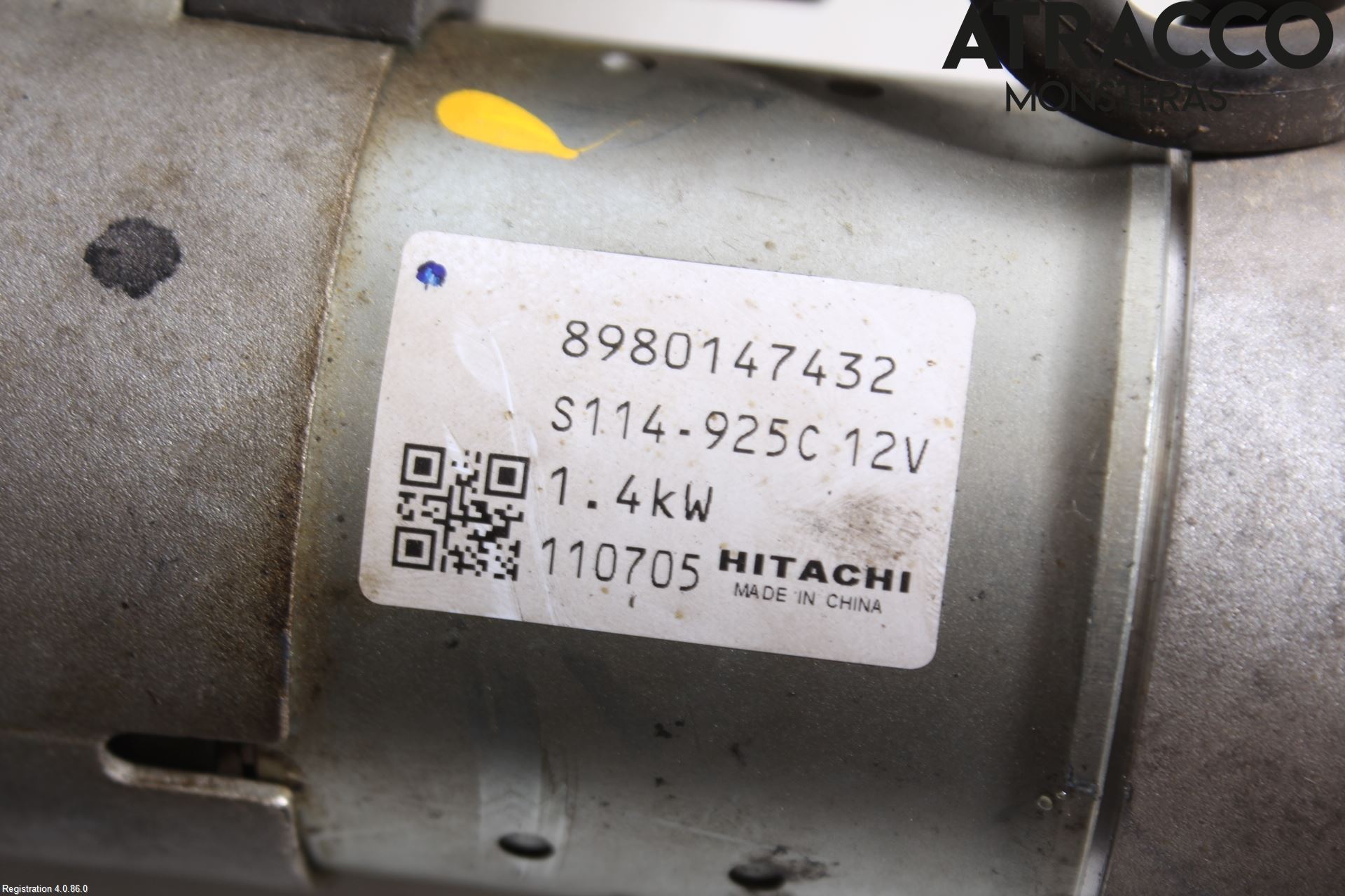 Opel MERIVA B 10-17 Startmotor Diesel