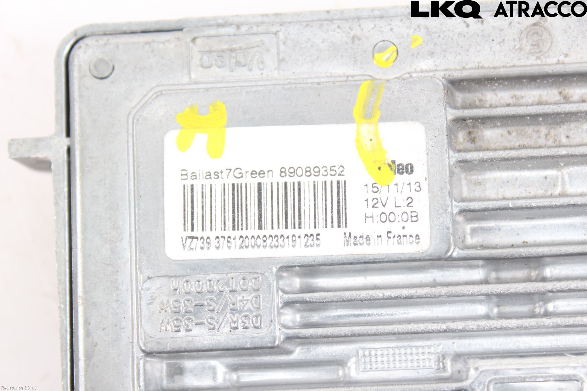 Ford KUGA 13-16 Styrenhet Strålkastare