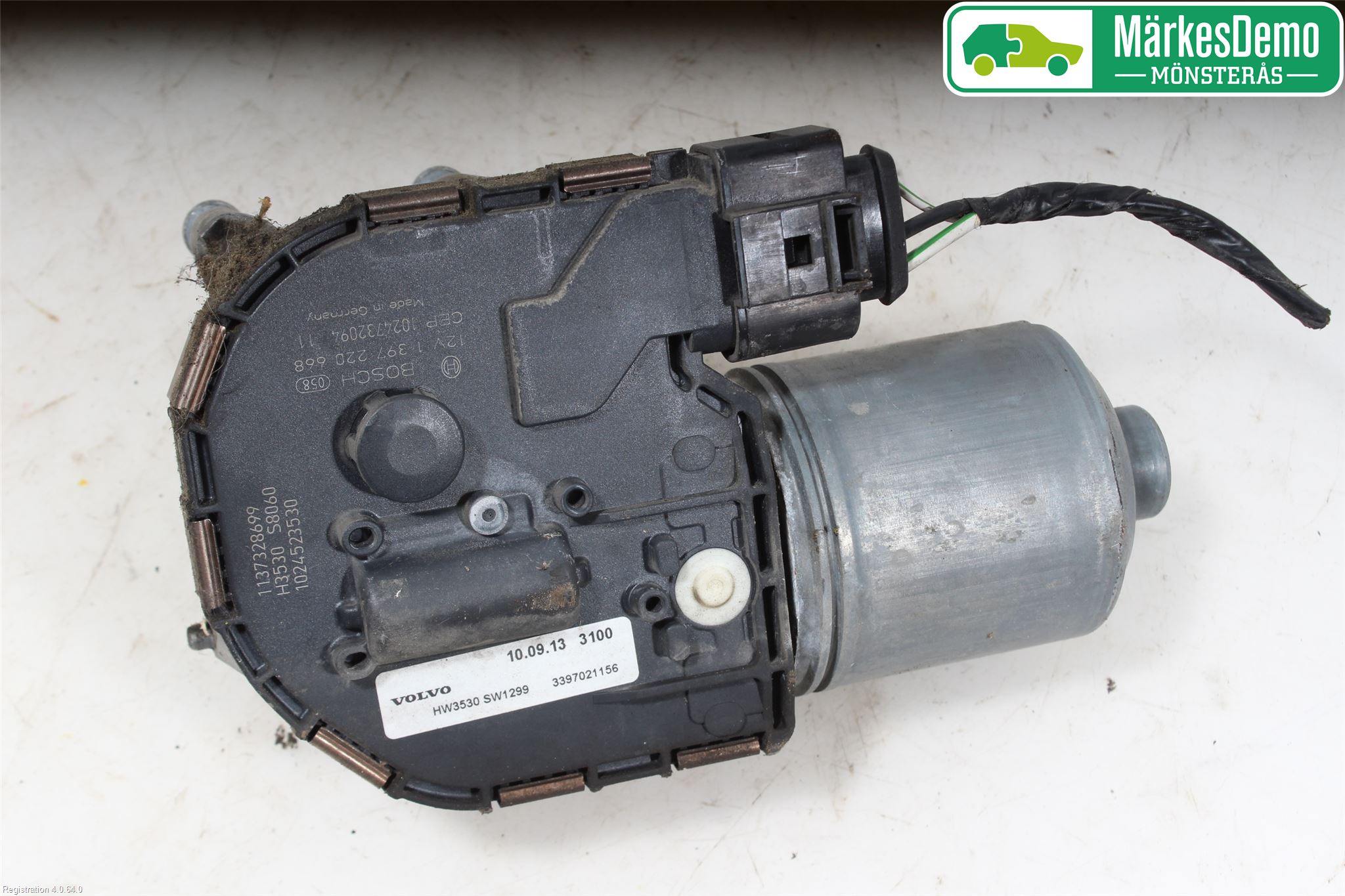 Volvo V50 08-12 Torkarmotor Vindruta