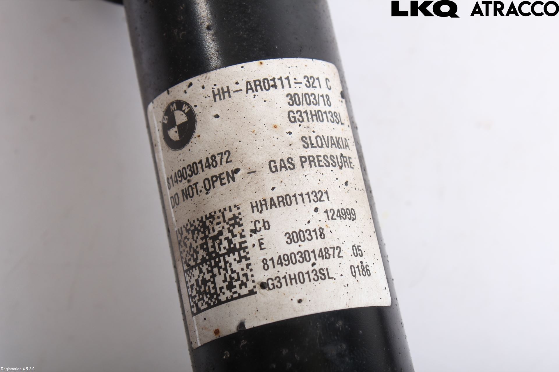 BMW 5 G30/G31/F90 17-23 Fjäderben Bak Vänster