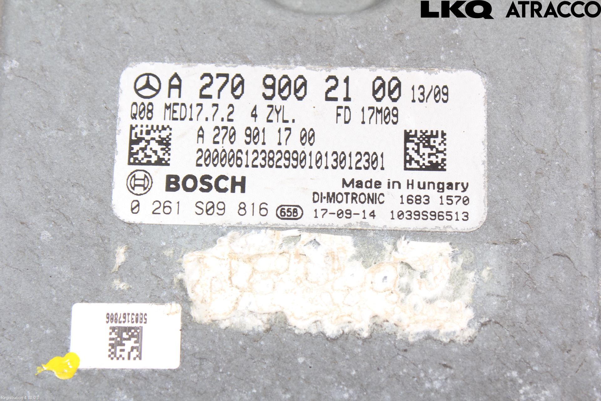 Mercedes-Benz MB A-KLASS (W176) 13-18 Styrenhet Insprut Bensin