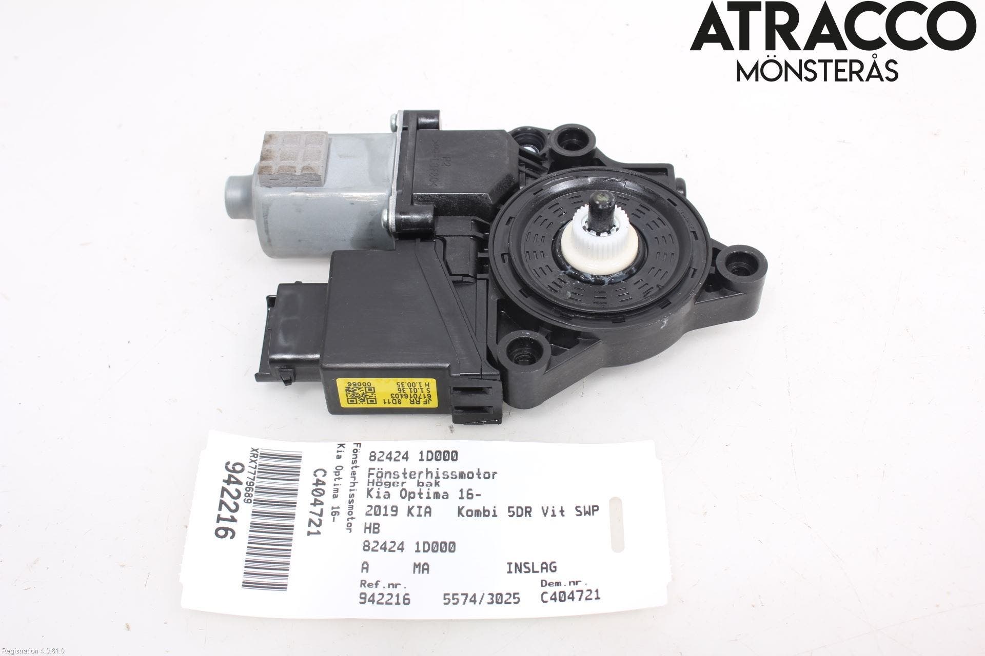 Kia OPTIMA 16-20 Fönsterhissmotor