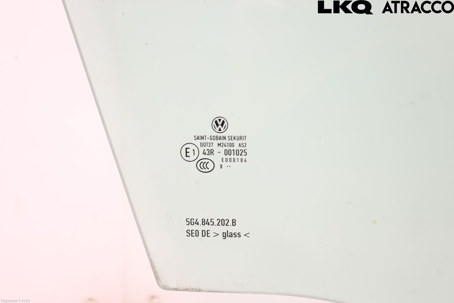 Volkswagen VW GOLF / E-GOLF VII 13-20 Dörruta Fram Höger