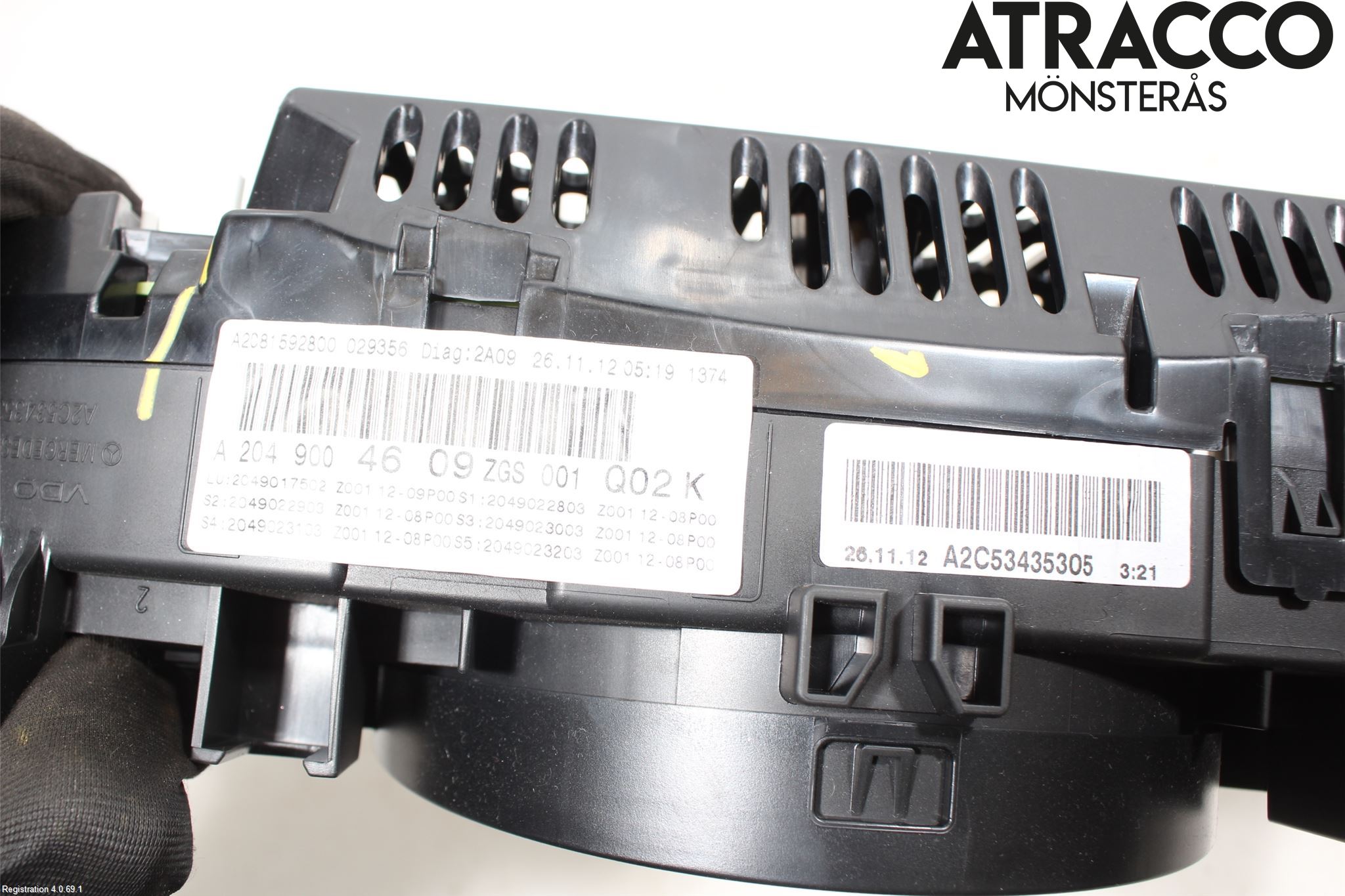 Mercedes-Benz MB C-KLASS (W204) 07-15 Instrument Komb
