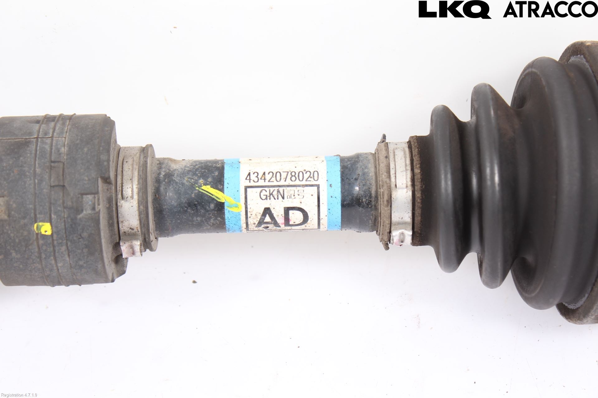 Lexus NX 300h 15-21 Drivaxel Fram Vänster