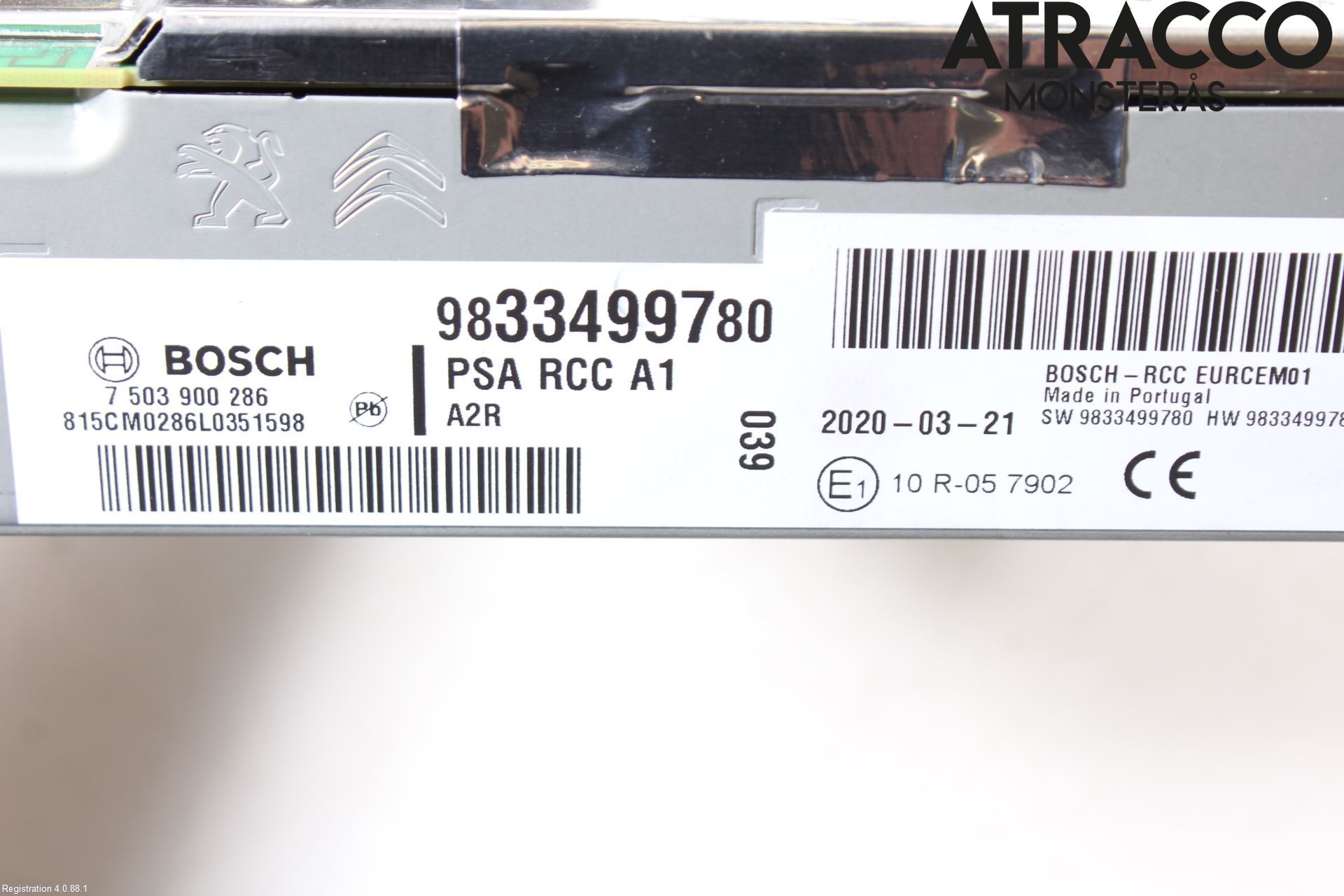 Peugeot 2008/E-2008 20- Radio