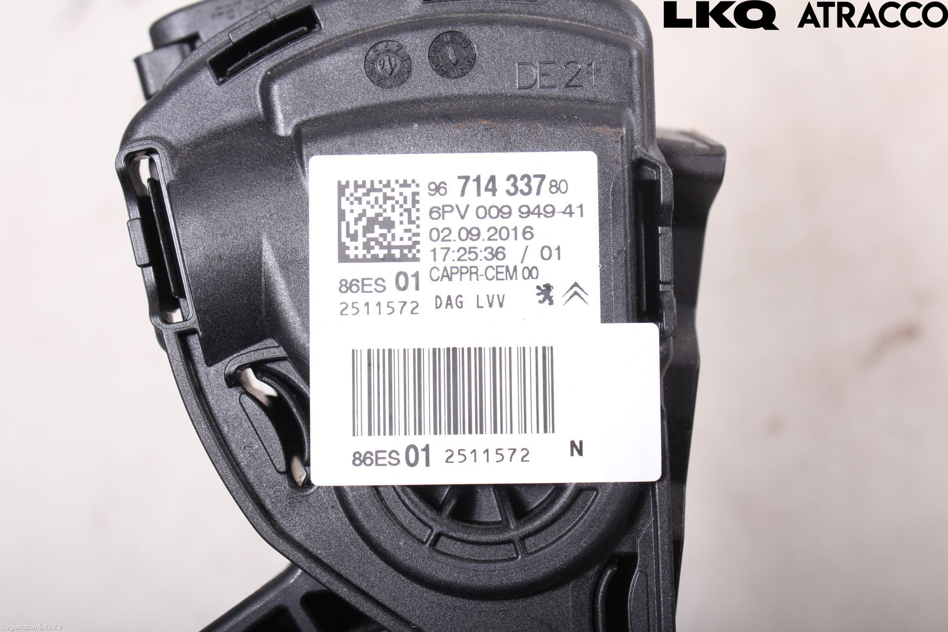 Citroen C4 CACTUS 14-20 Gaspedal