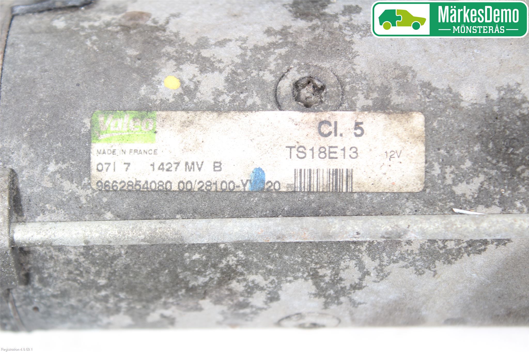 Peugeot BIPPER Startmotor Diesel