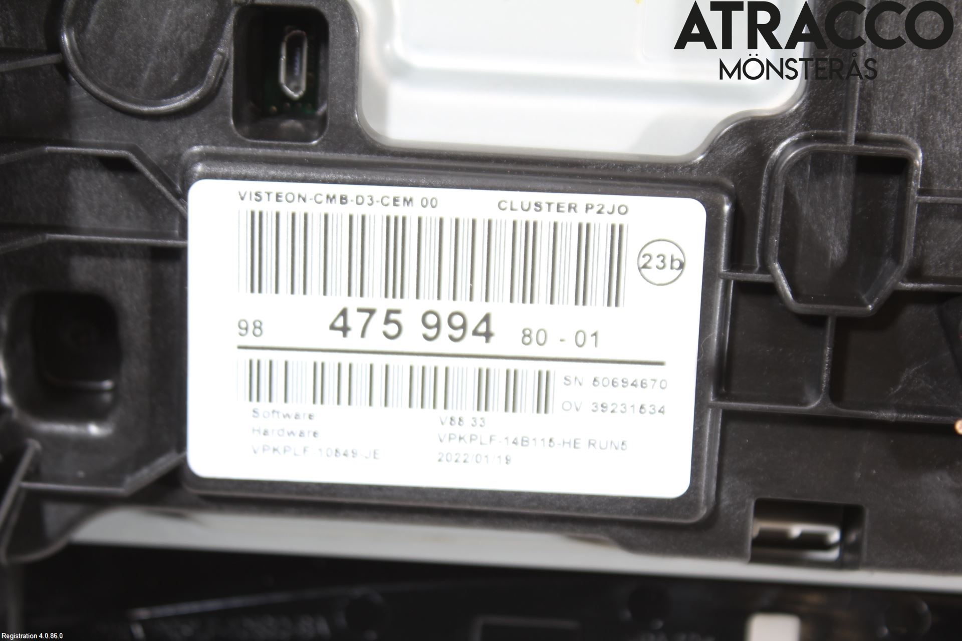 Opel CORSA F, CORSA-E 20- Instrument Komb