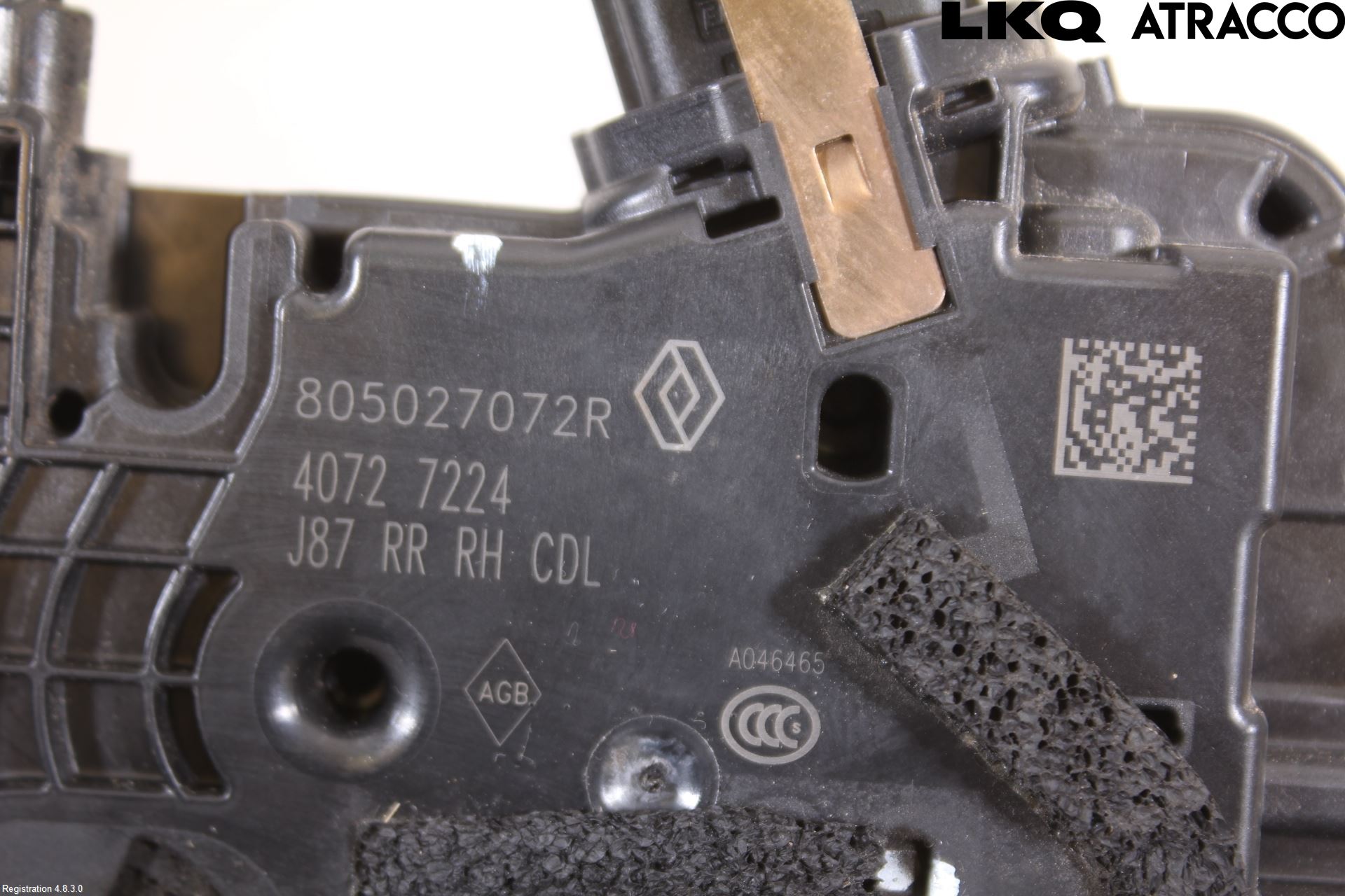 Renault CAPTUR 13-19 Låskista-Dörrlås