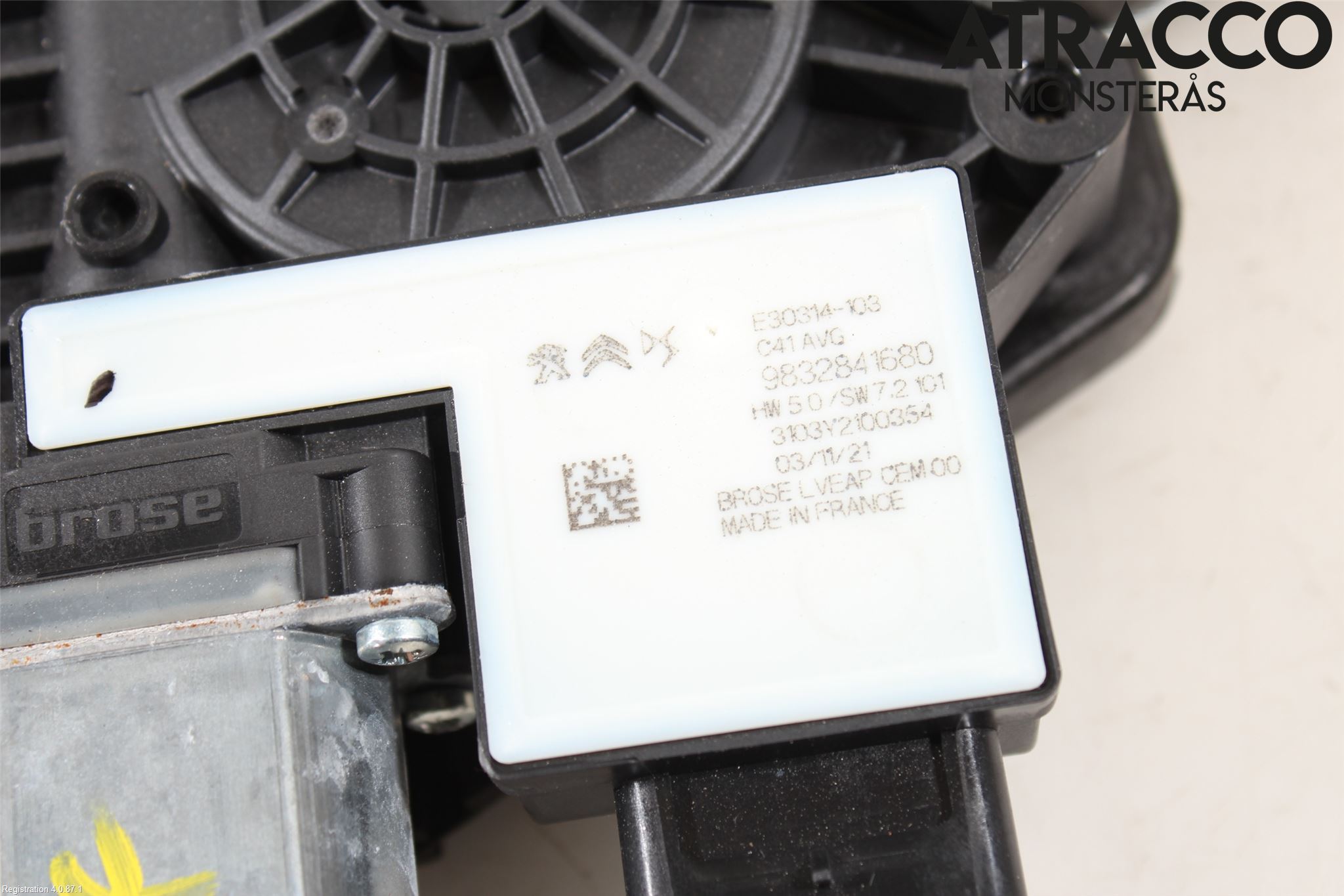Citroen C4/E-C4 C4X/E-C4X III 21- Fönsterhiss El Kompl
