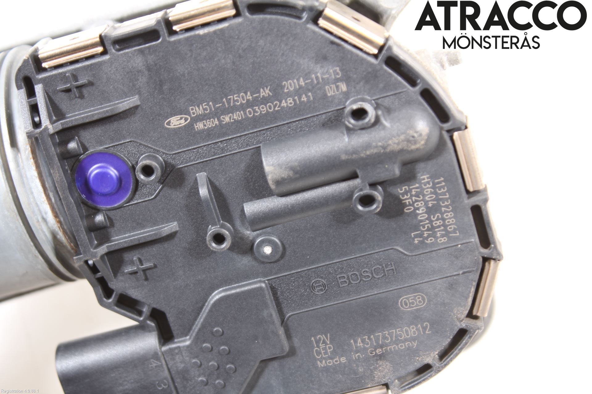 Ford FOCUS 15-18 Torkarmotor Vindruta