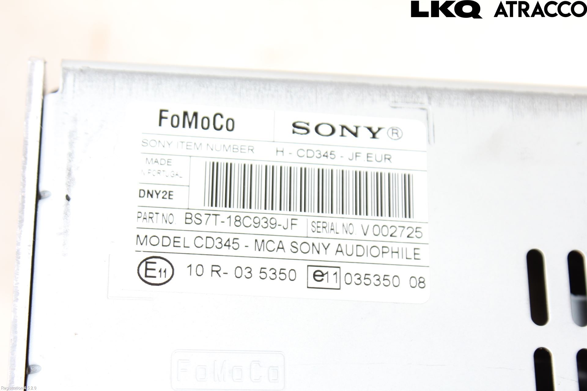 Ford S-MAX 06-15 Cd Radio - Multimediapanel