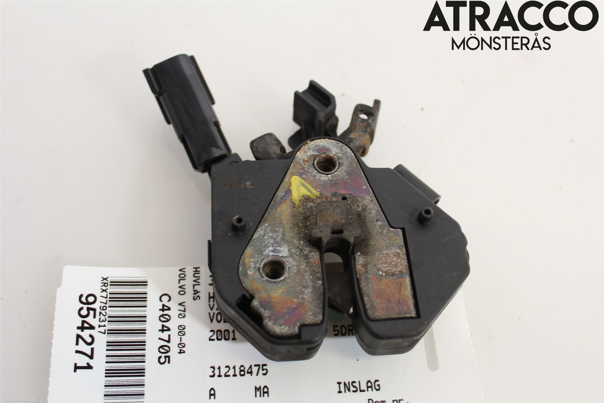 Volvo V70 00-04 Huvlås