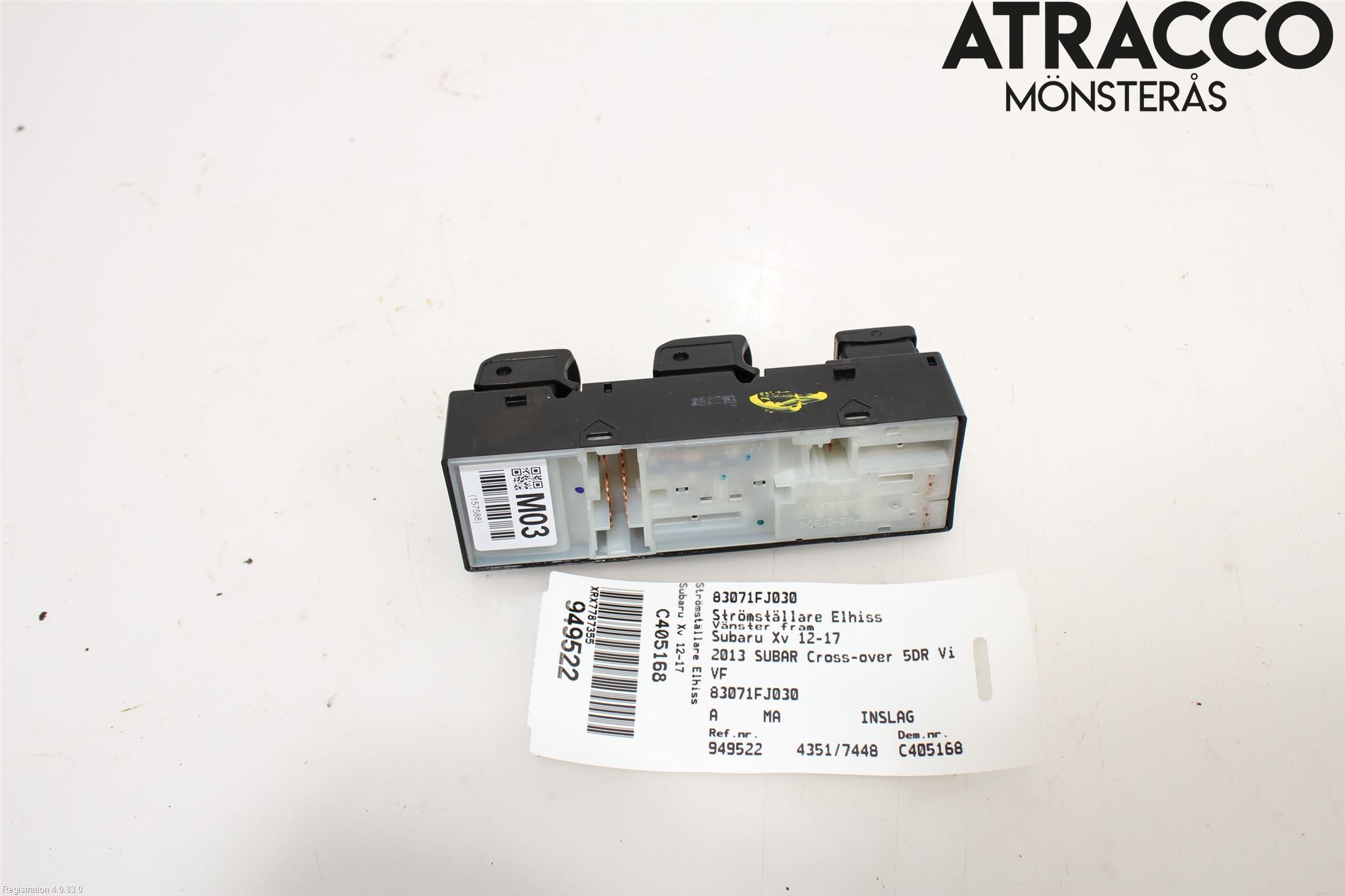 Subaru XV 12-17 Strömställare Elhiss