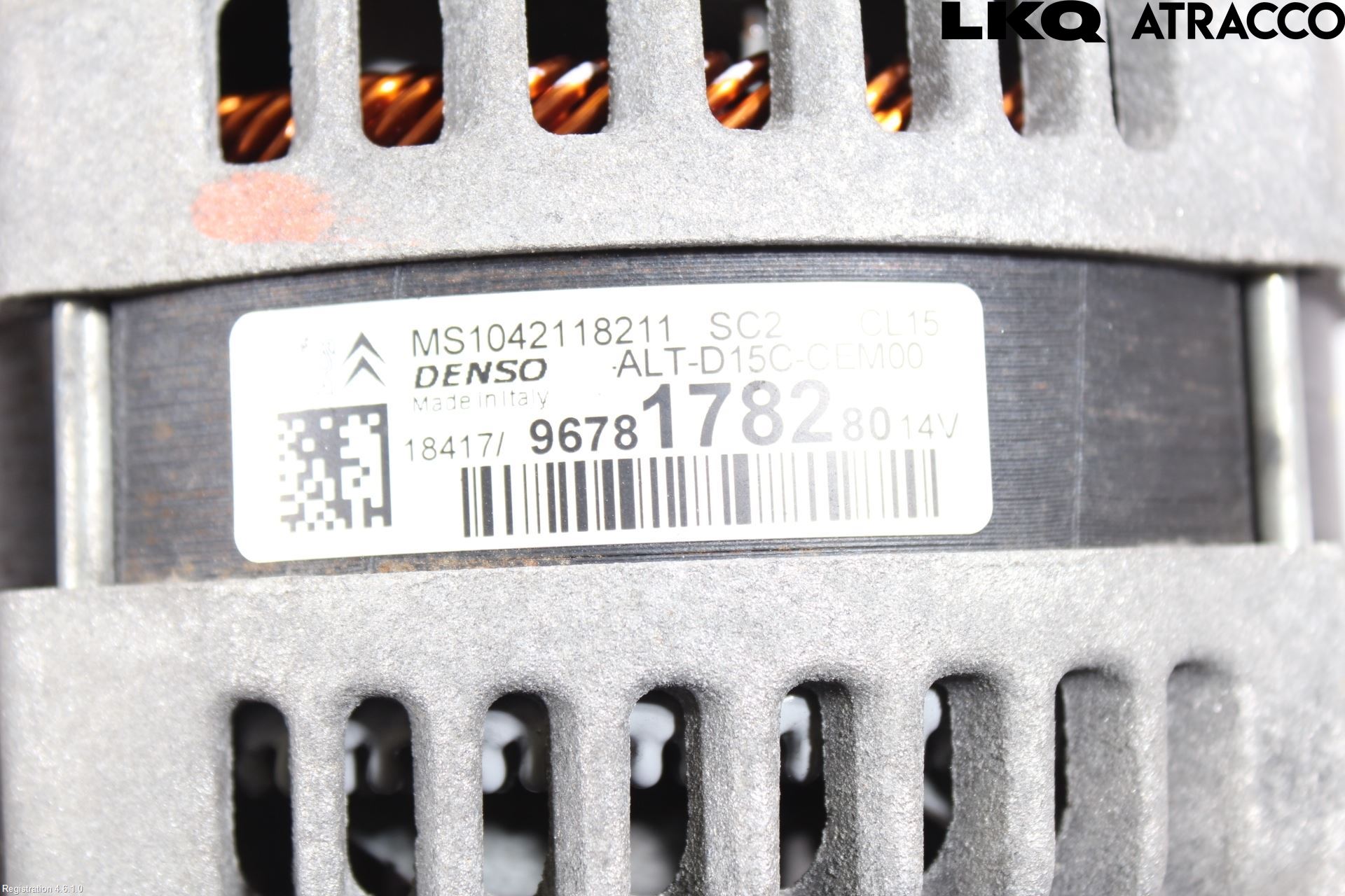 Citroen C4 GRAND PICASSO 14-18 Generator