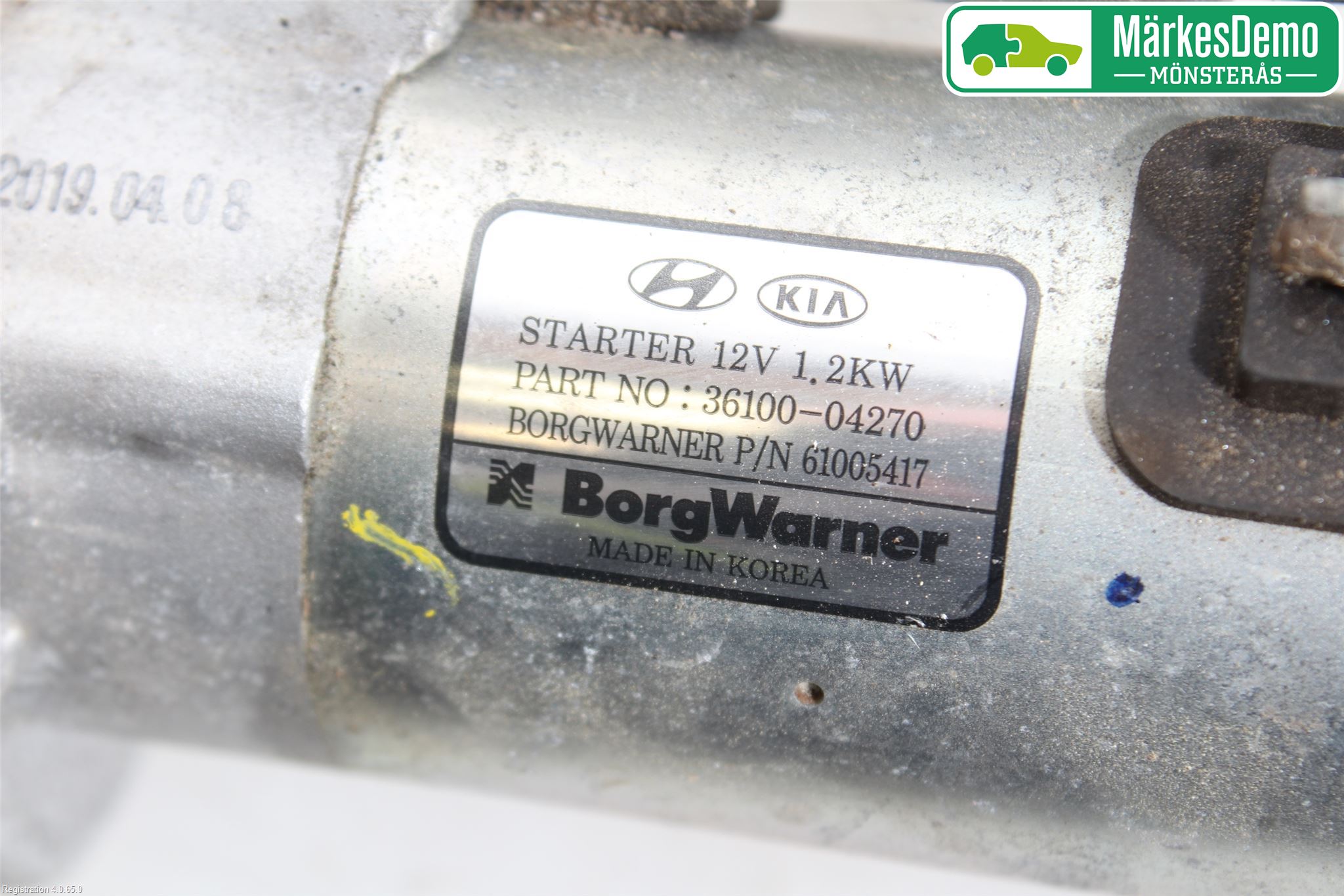 Hyundai i20 GB 15-20 Startmotor