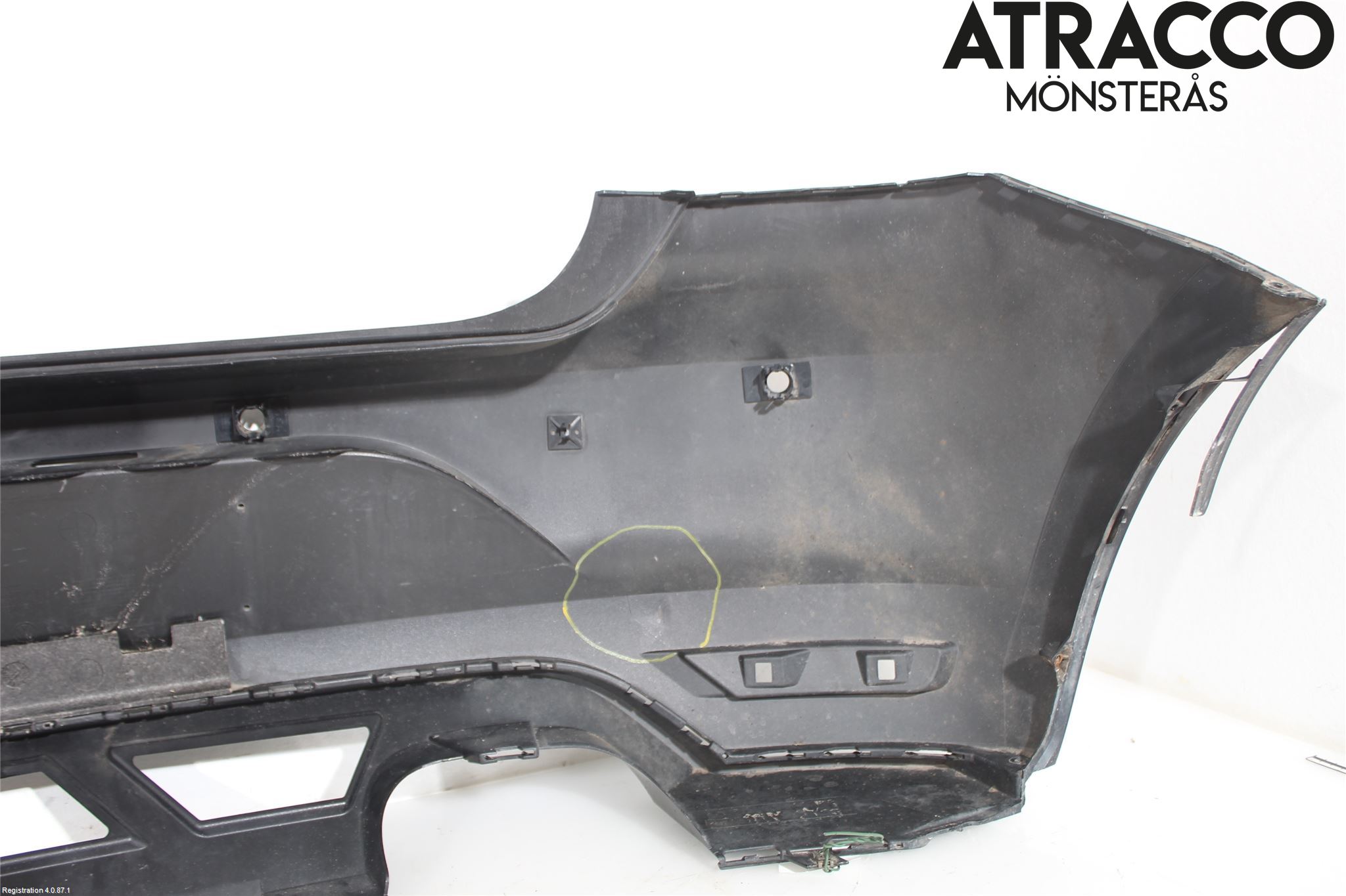 Volkswagen VW POLO 10-17 Stötfångarbeklädnad Bak